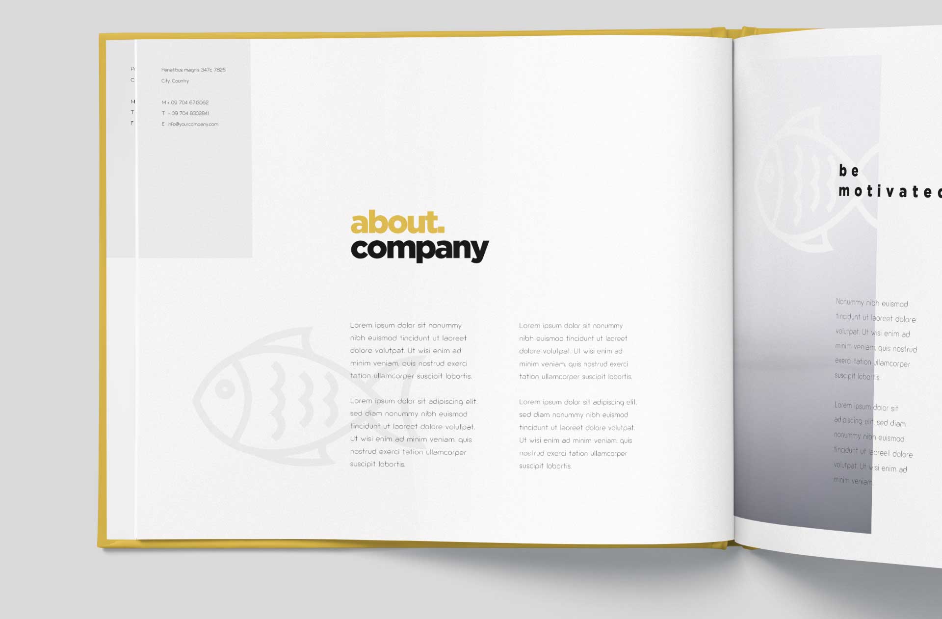 advertising book PSD