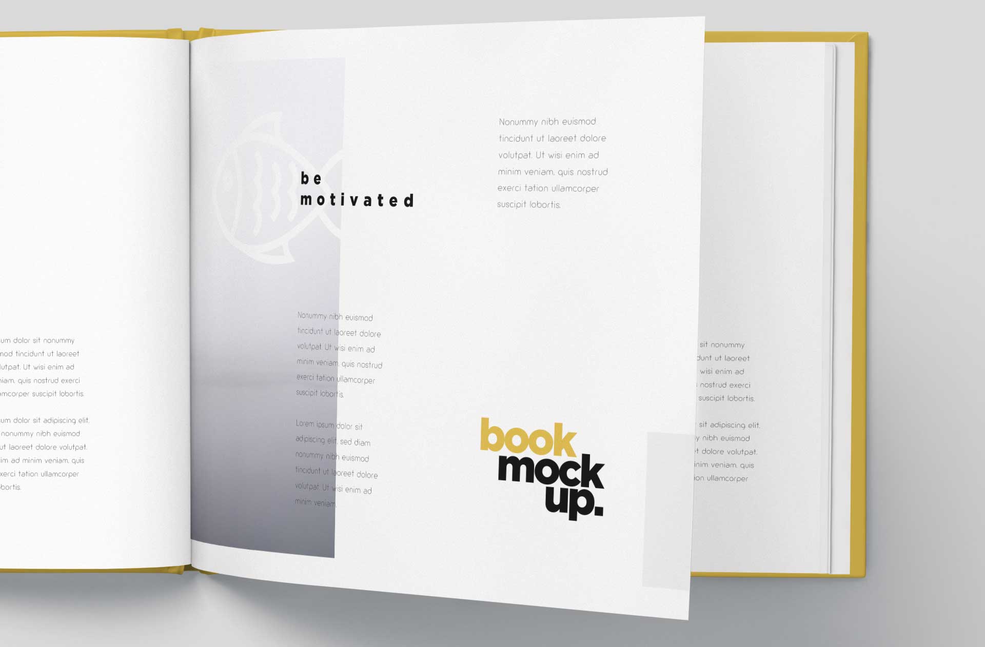 advertising book PSD