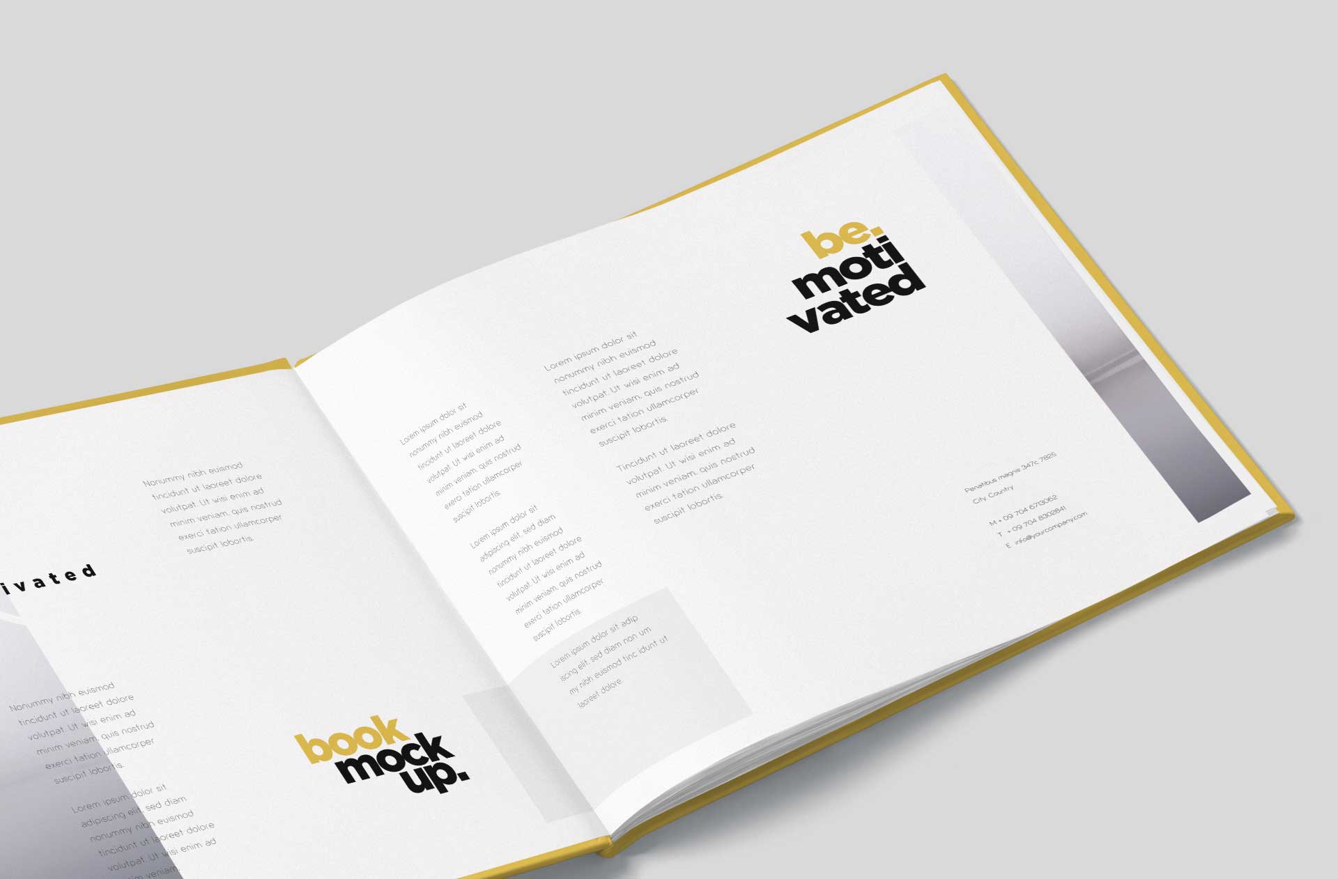 advertising book design