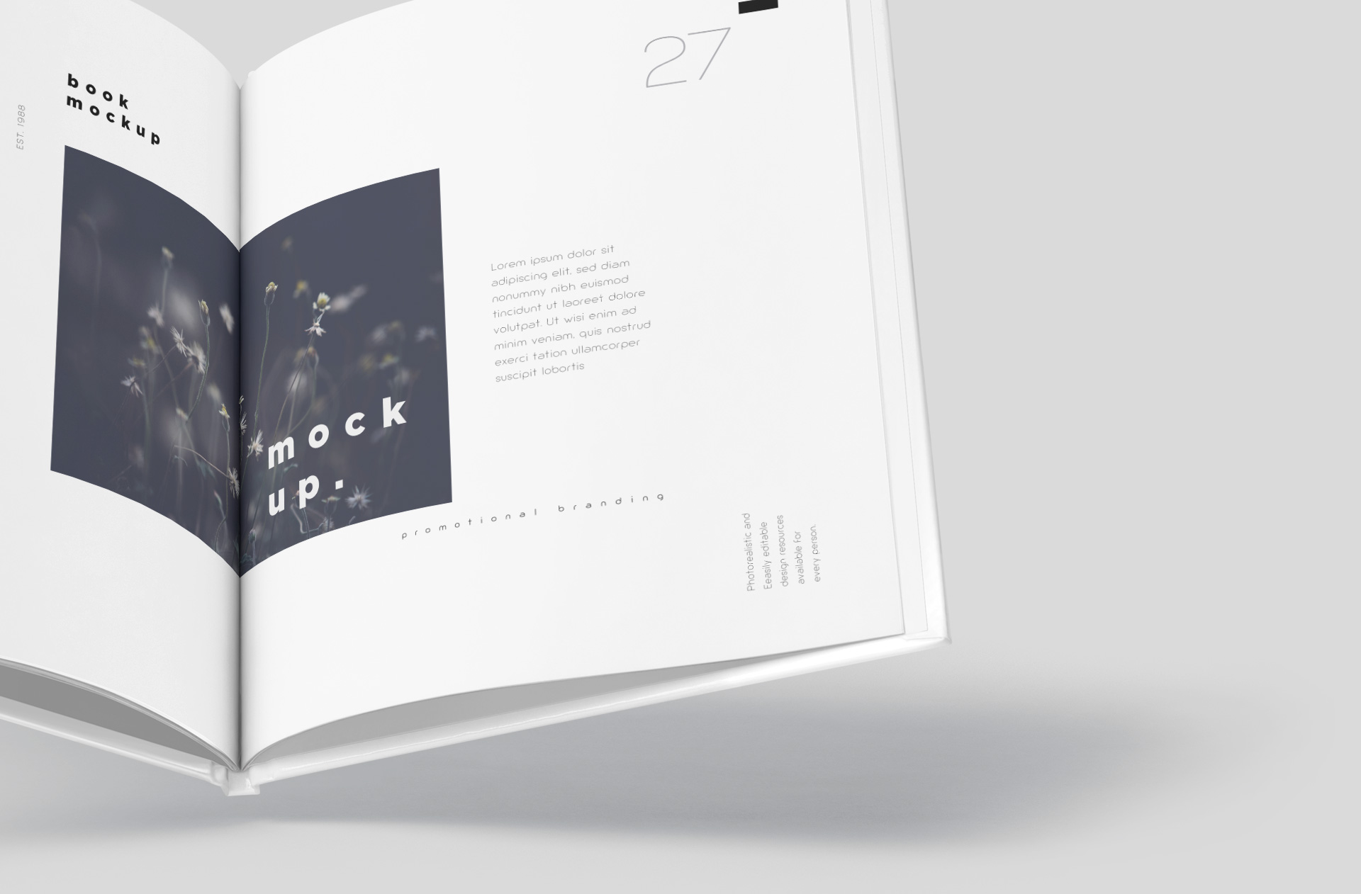 advertising book template
