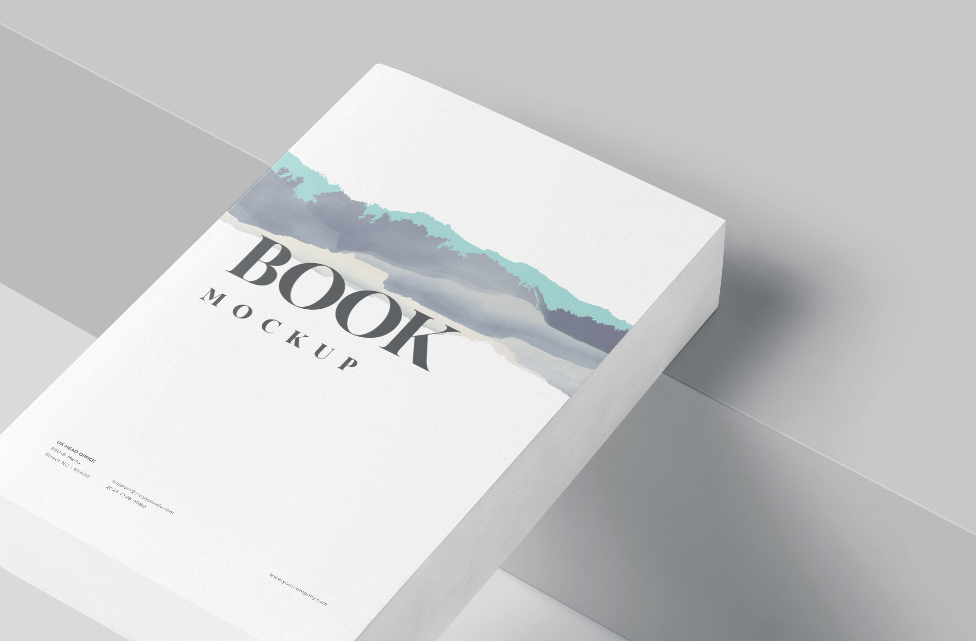 advertising book mockup