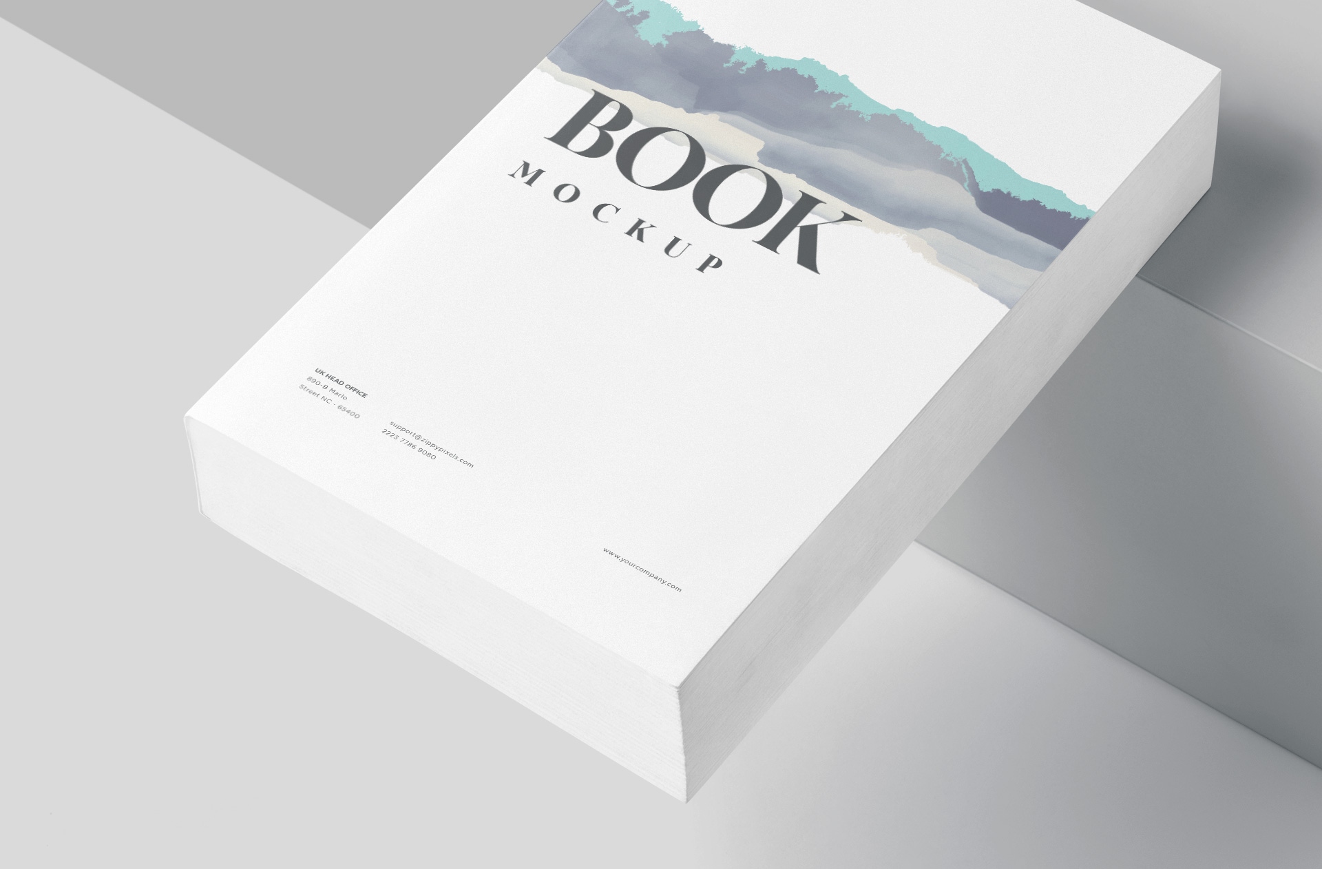 advertising book mockup