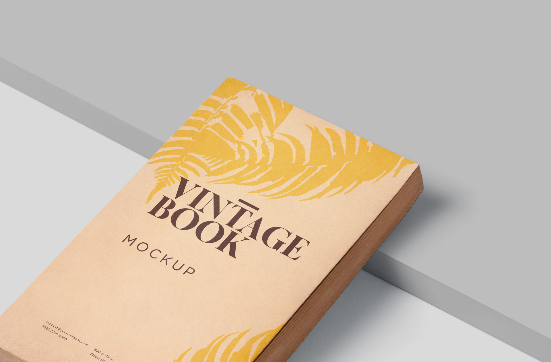 advertising book PSD