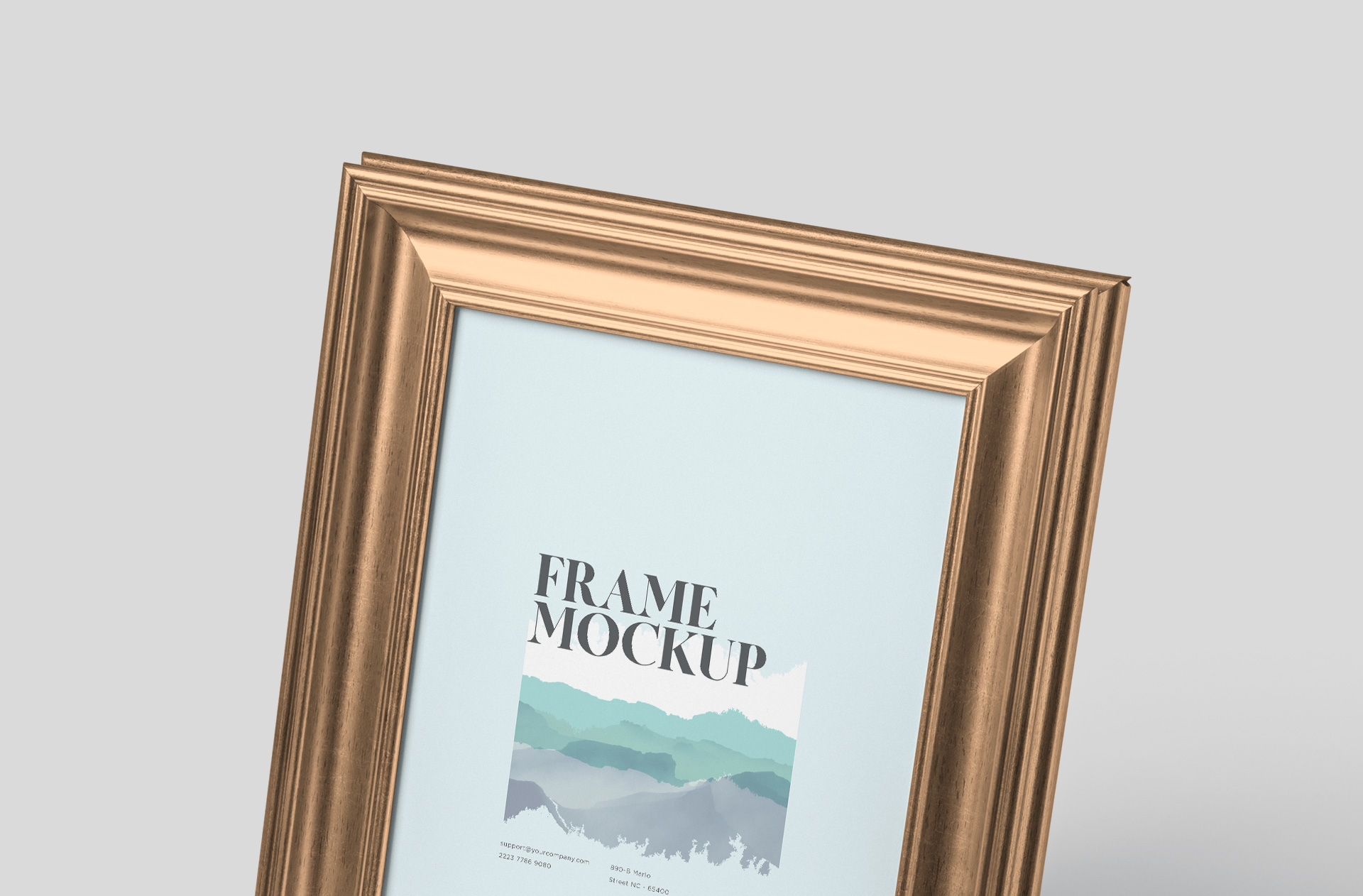 advertising frame design