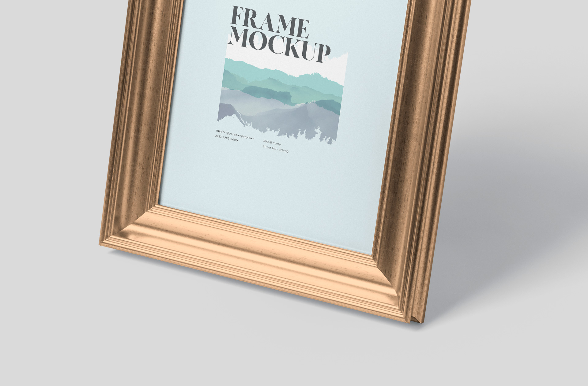advertising frame design