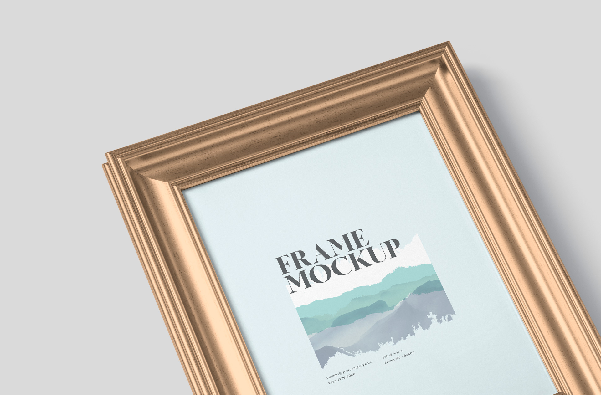 advertising frame mockup