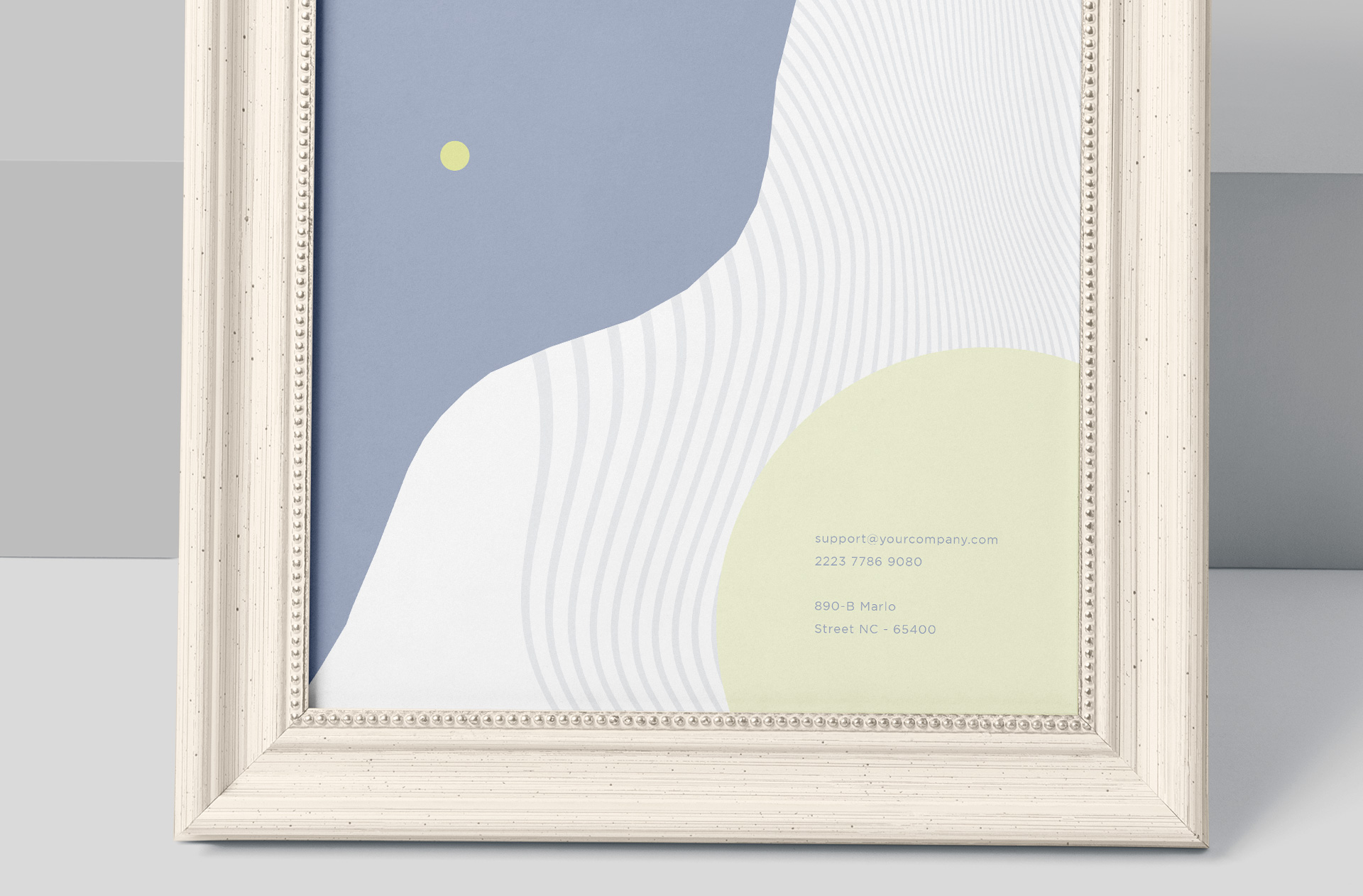 advertising frame mockup