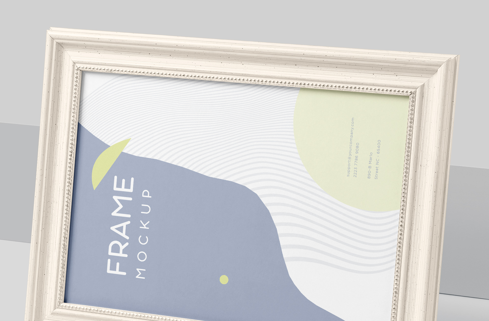advertising frame mockup