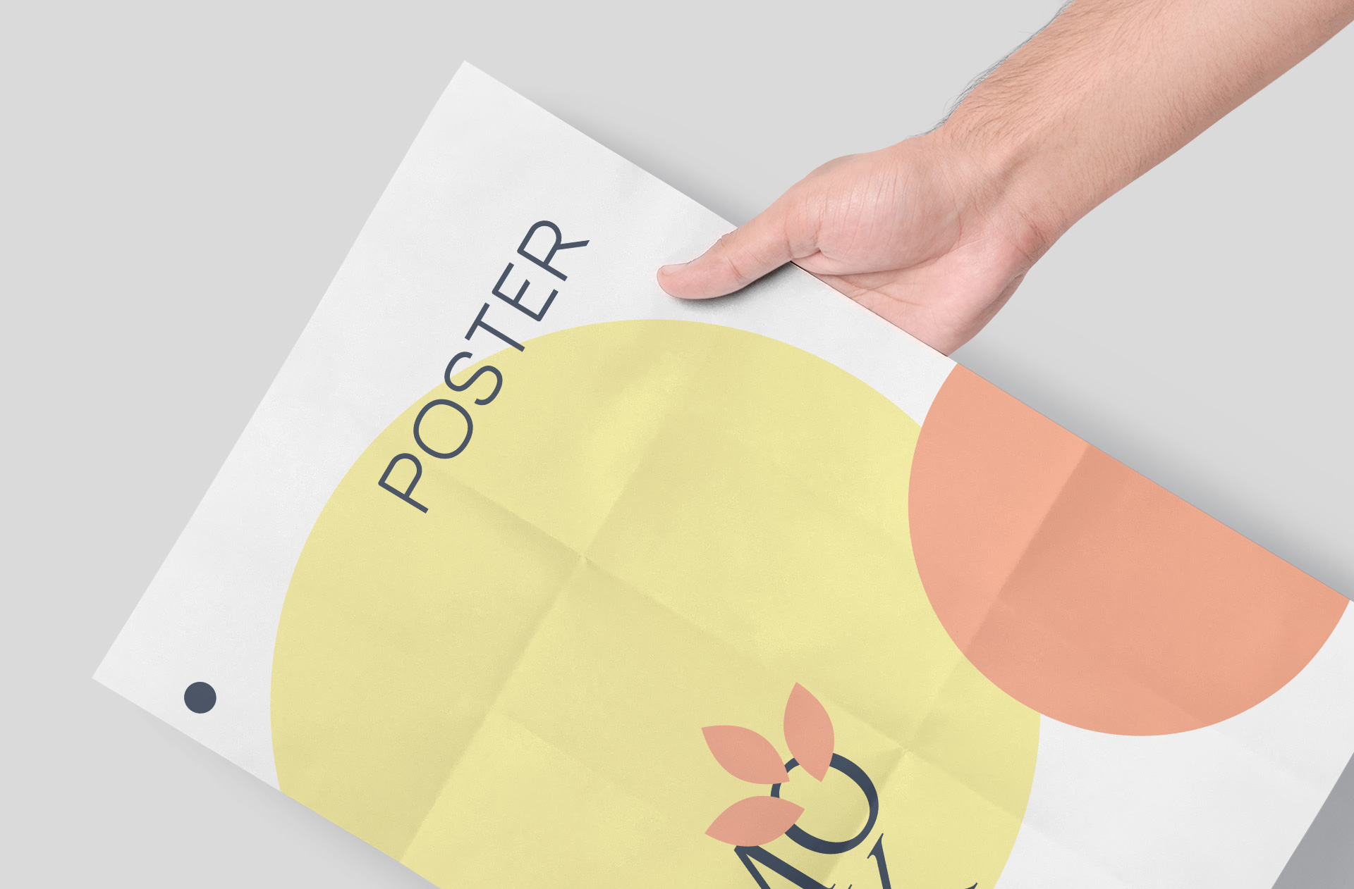 advertising print mock-up