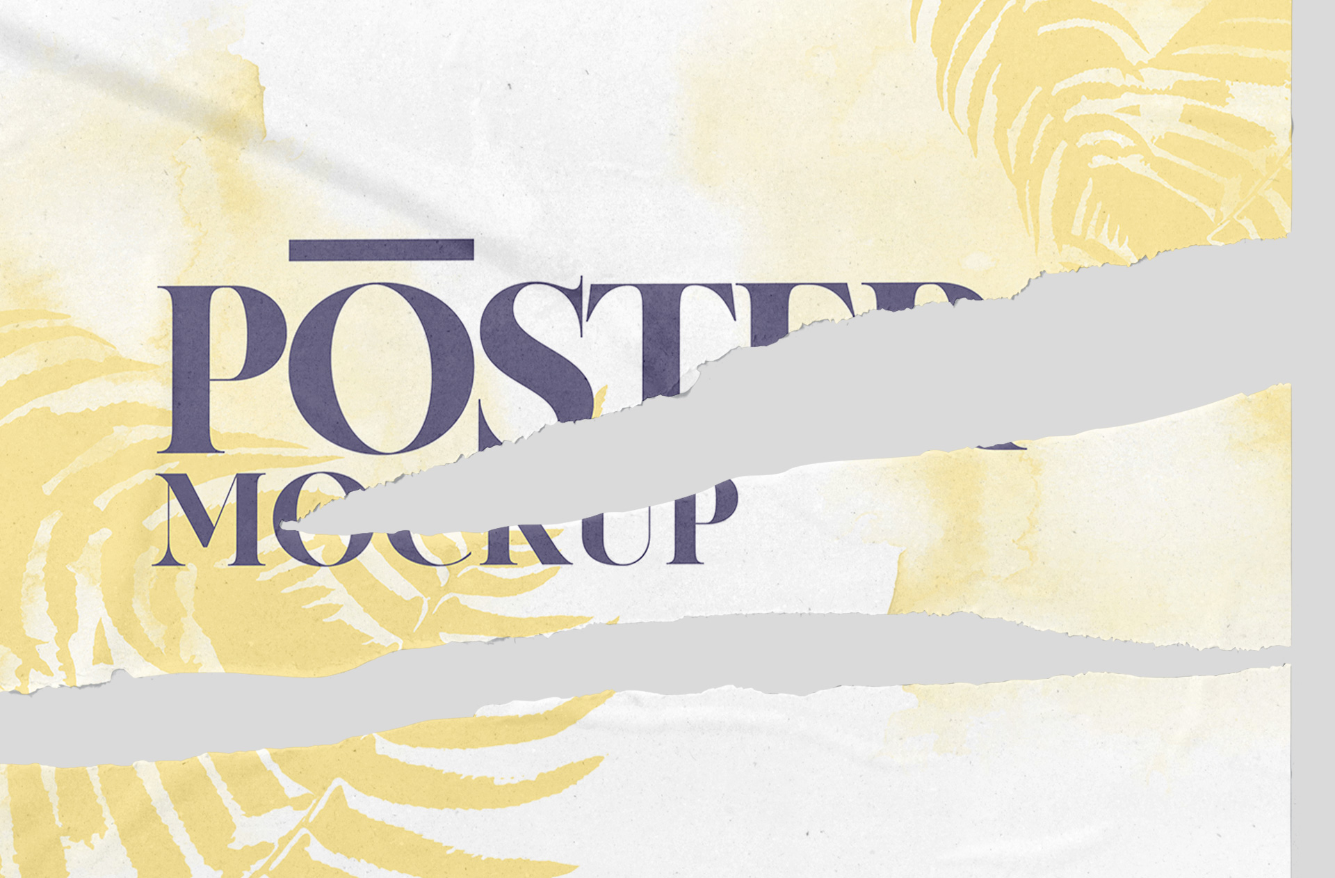 advertising poster mock-up