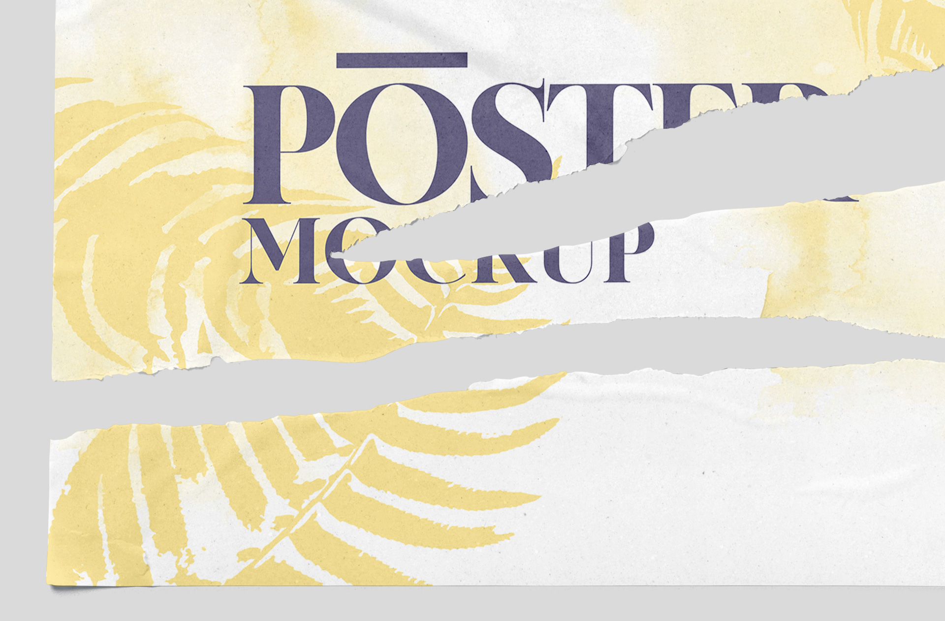 advertising poster mock-up