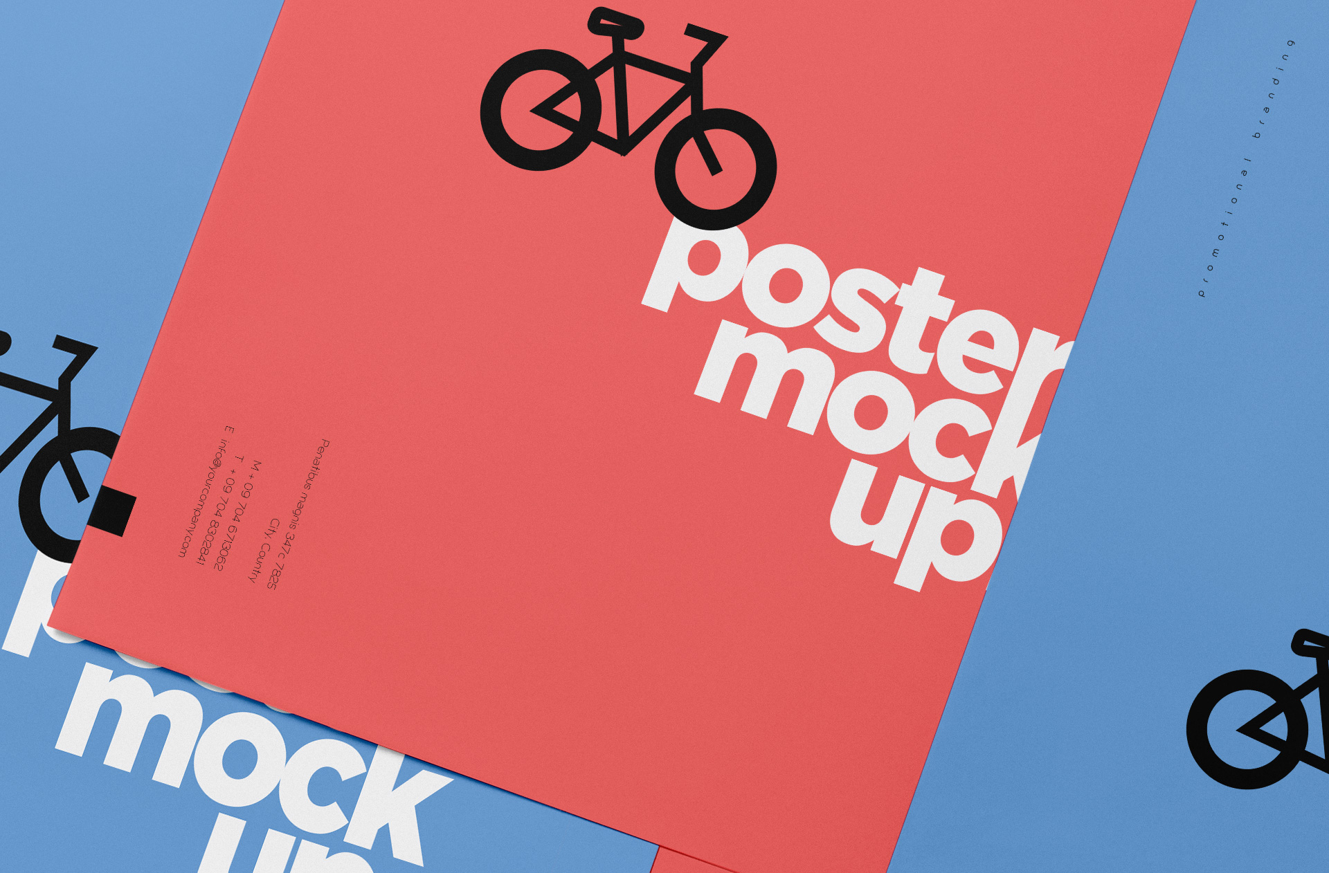 advertising poster mock-up