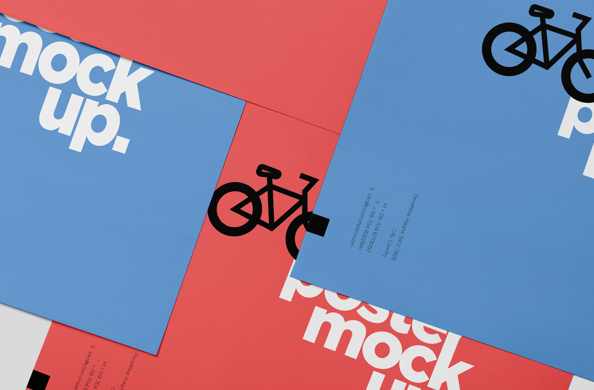 advertising poster mock-up