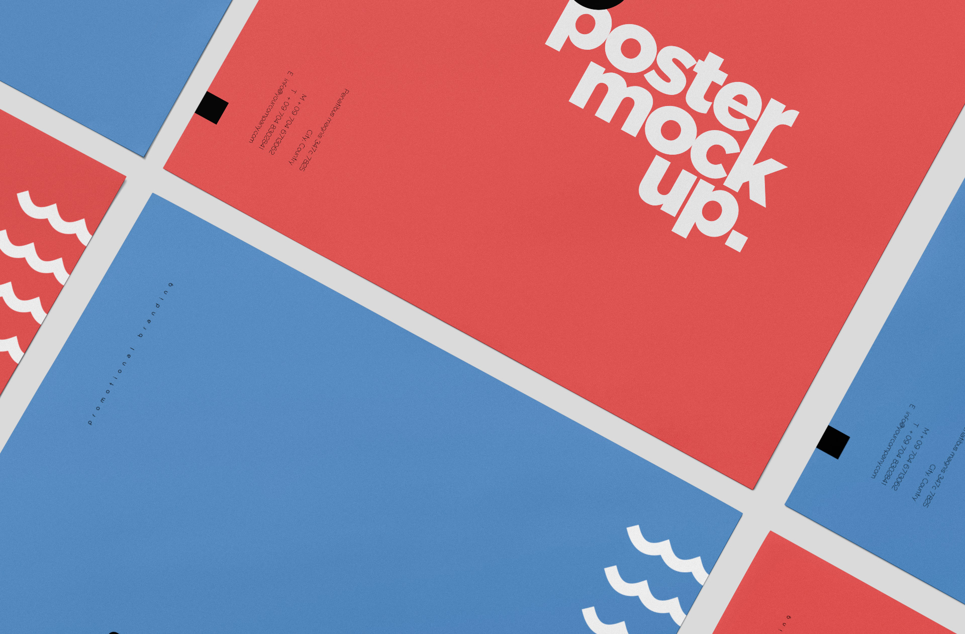 advertising print mock-up