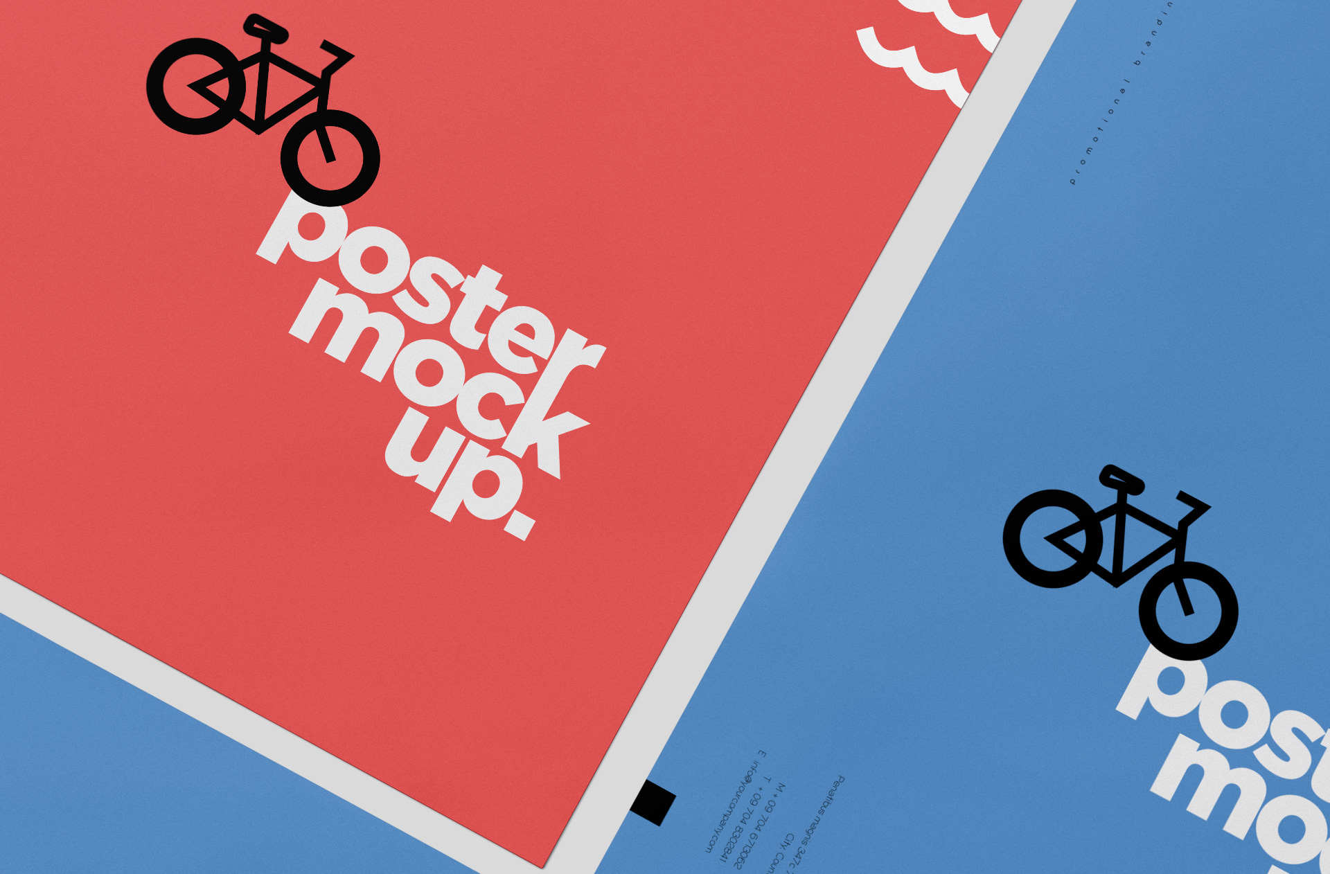 advertising print mock-up