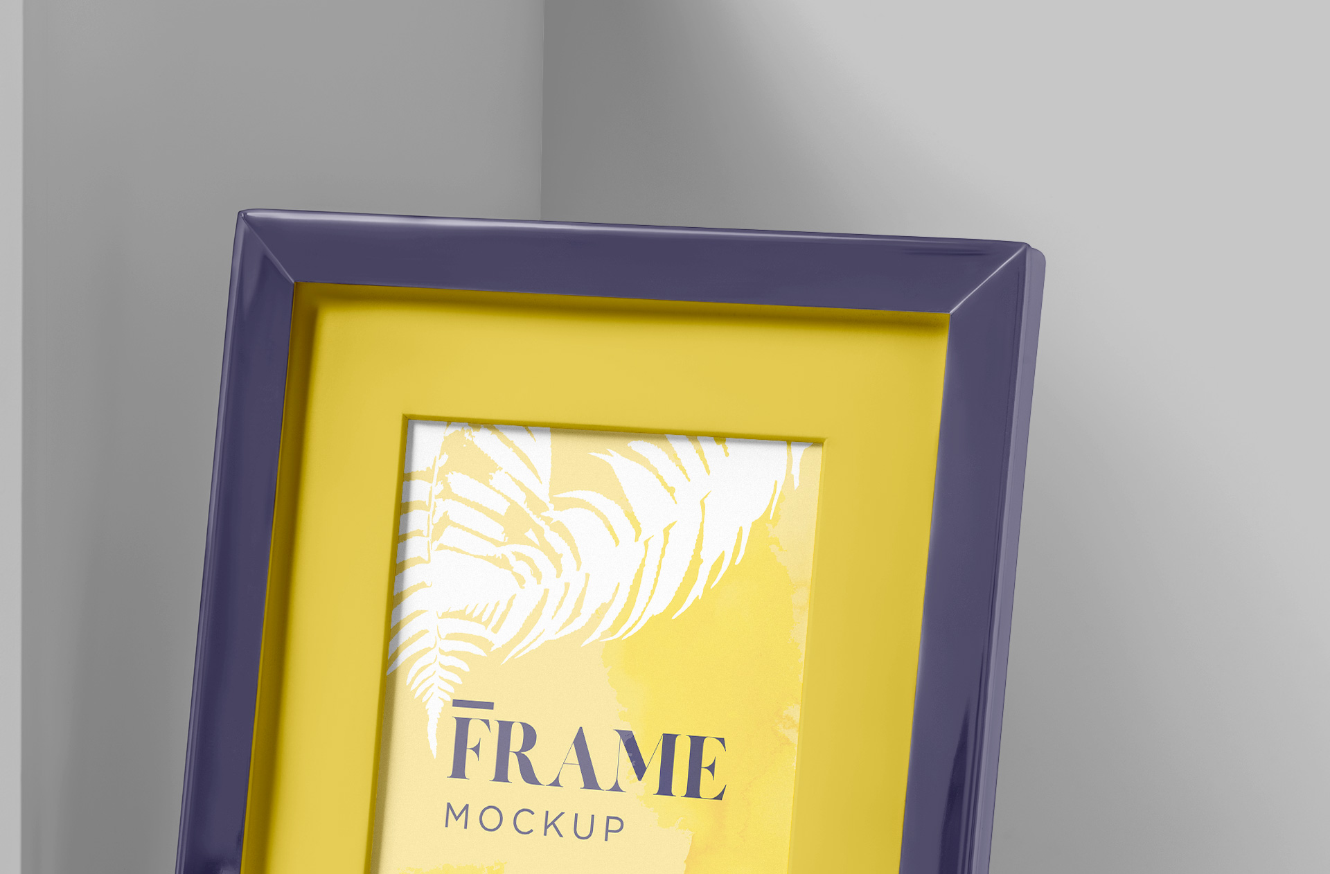 branding frame mock-up