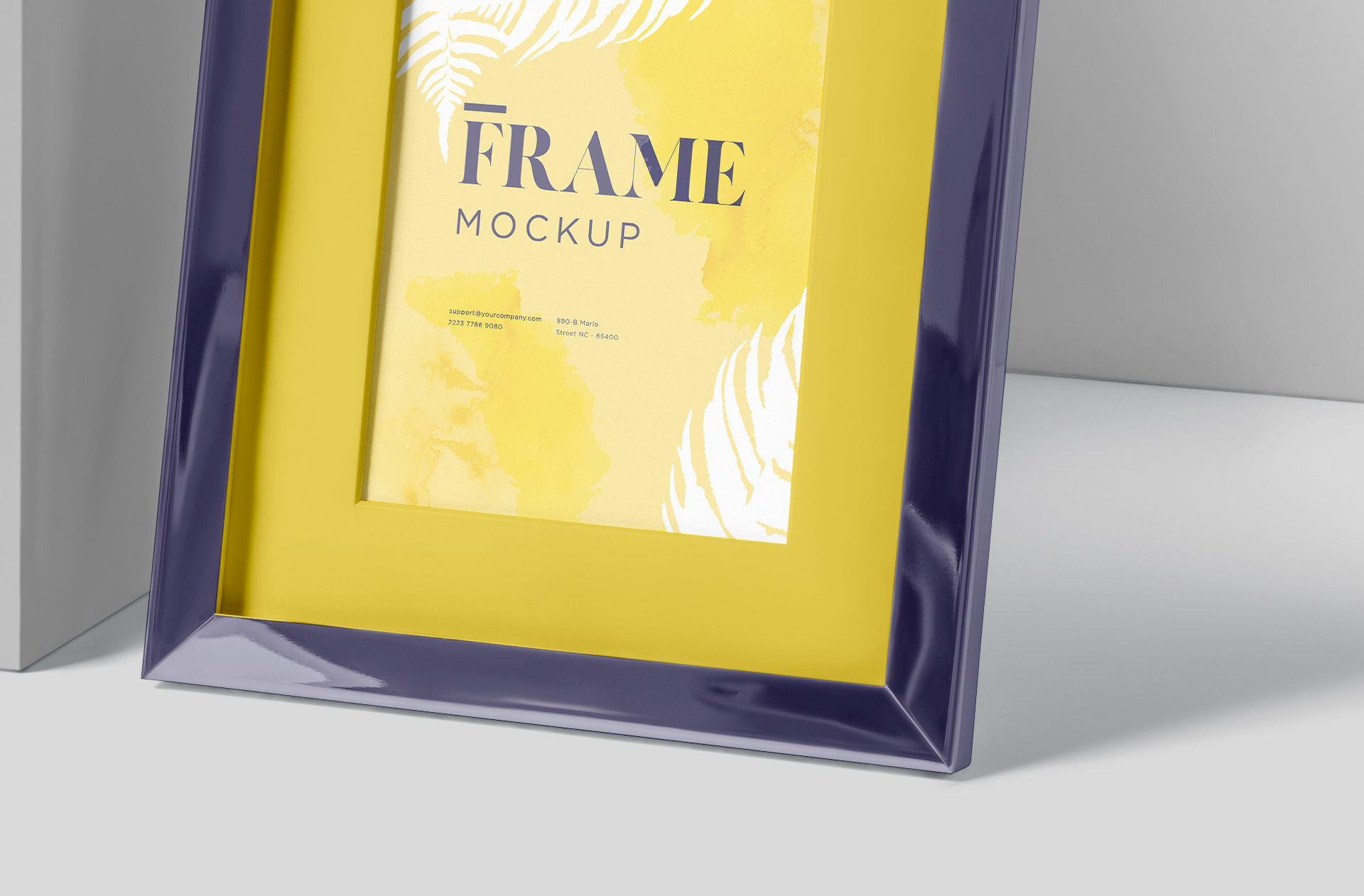 branding frame mock-up
