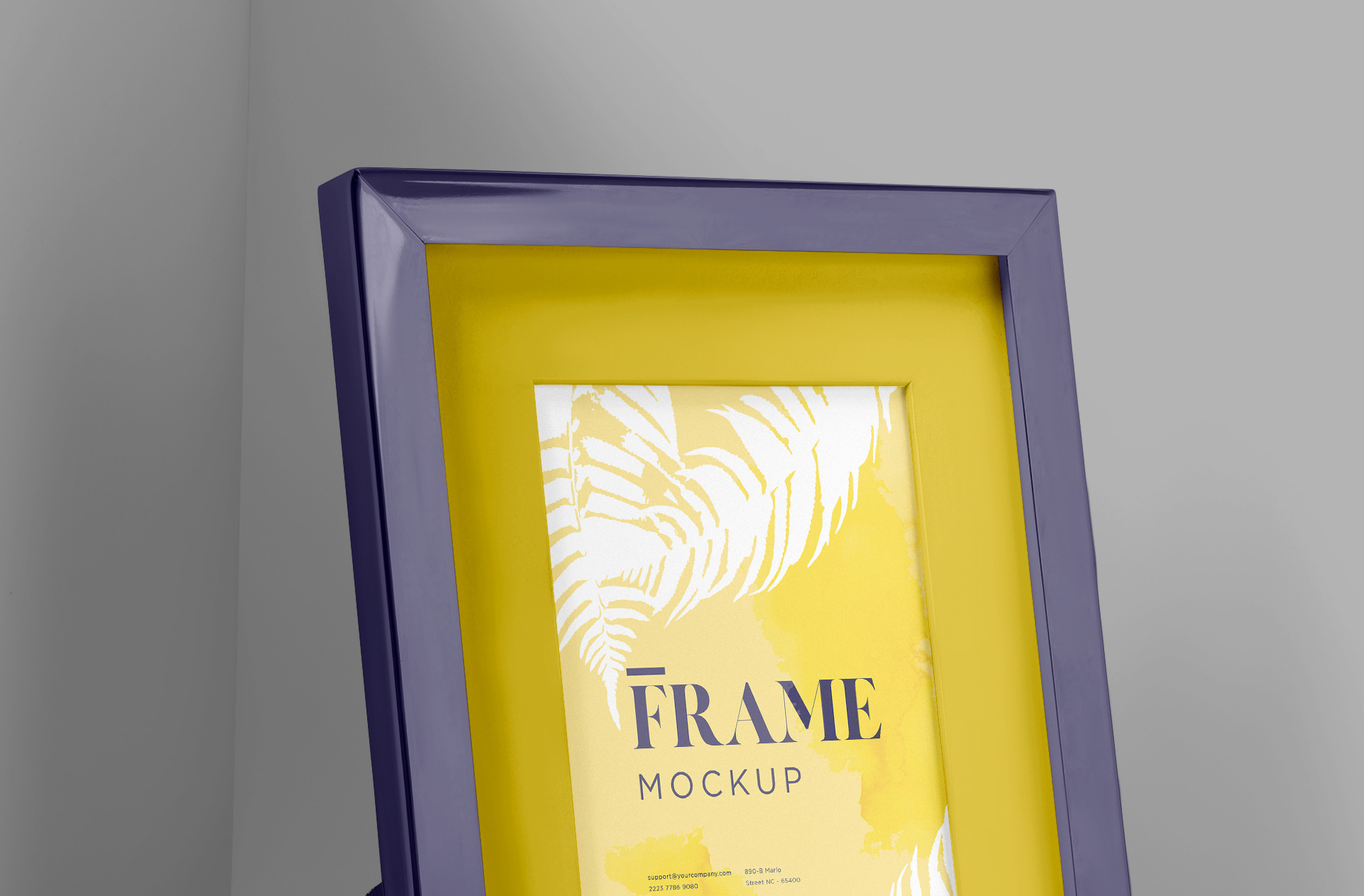 framed photography mock-up