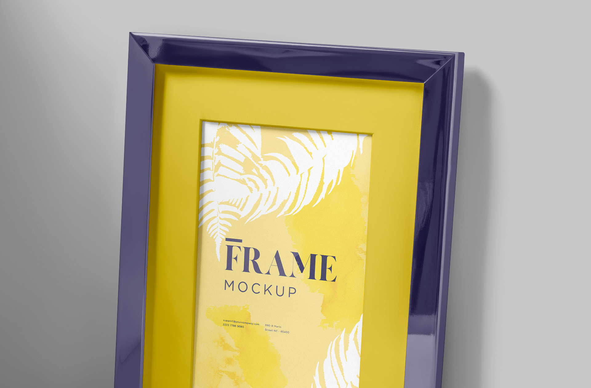 framed photography mock-up