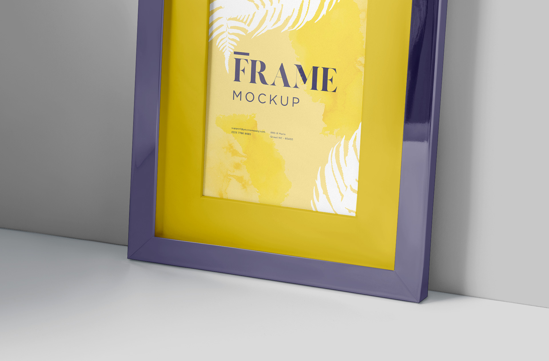 framed photography mock-up