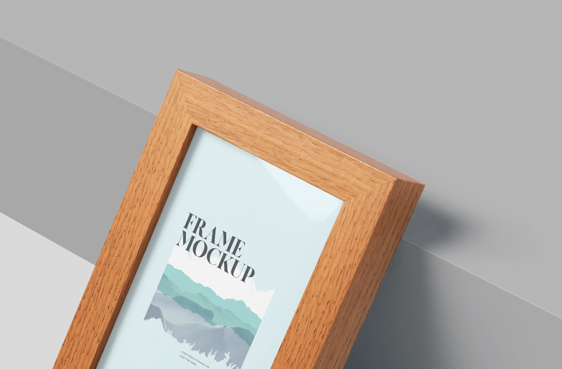 branding frame mock-up