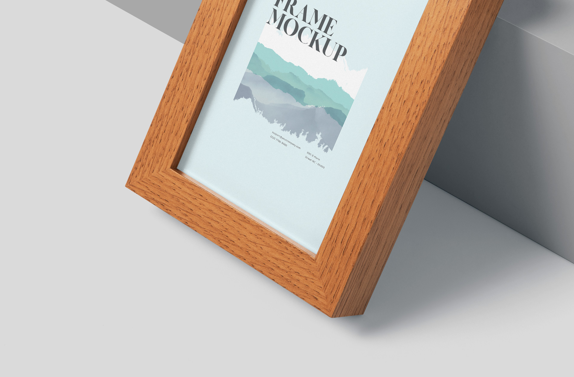 branding frame mock-up
