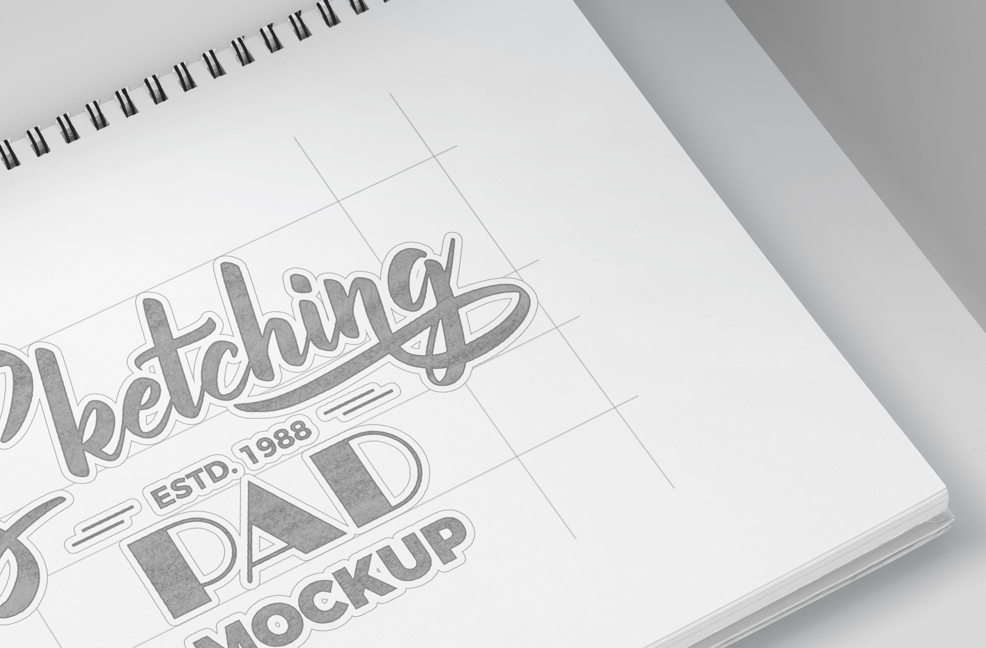 artist portfolio mock-up