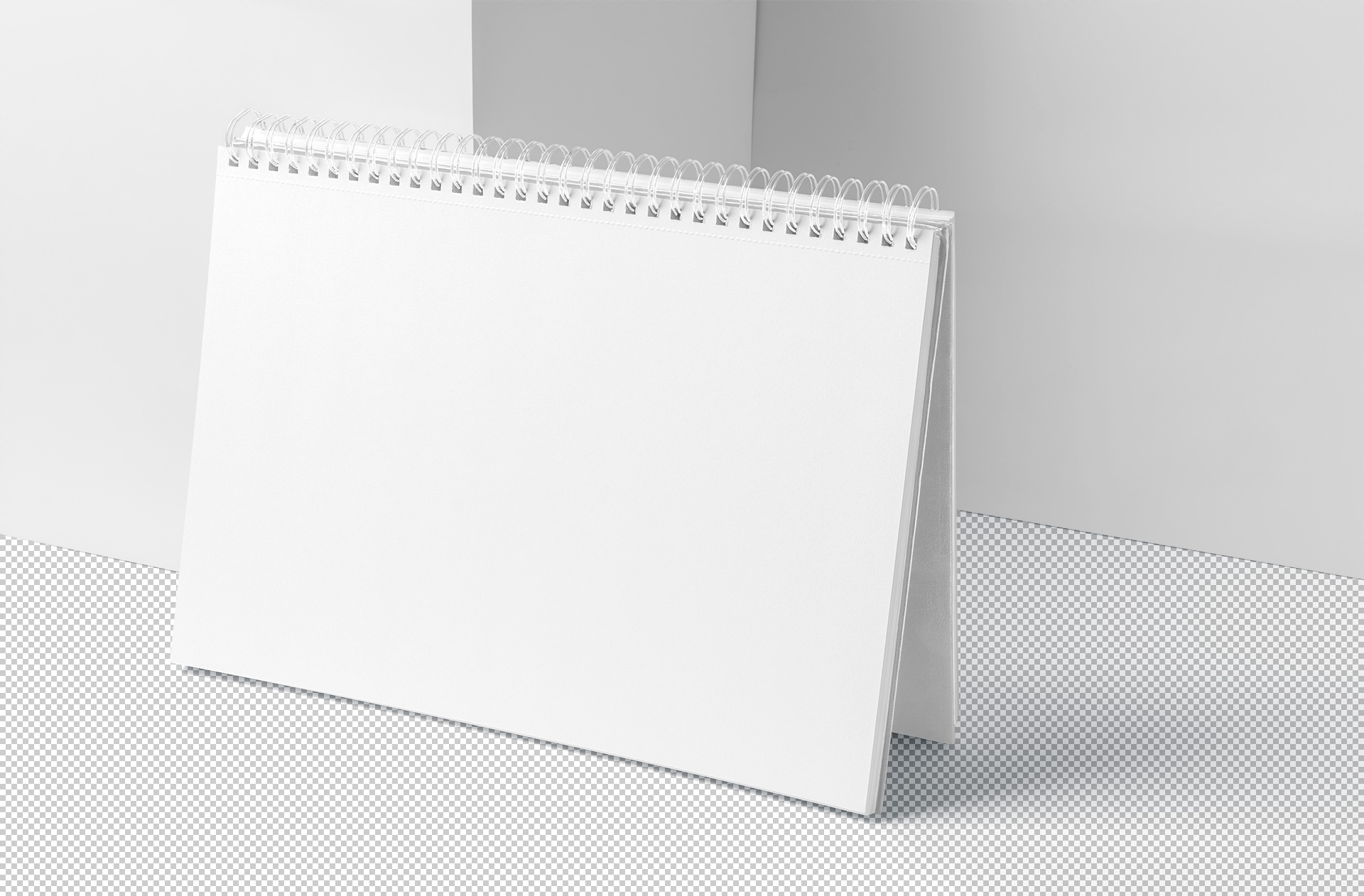 advertising notebook mock-up