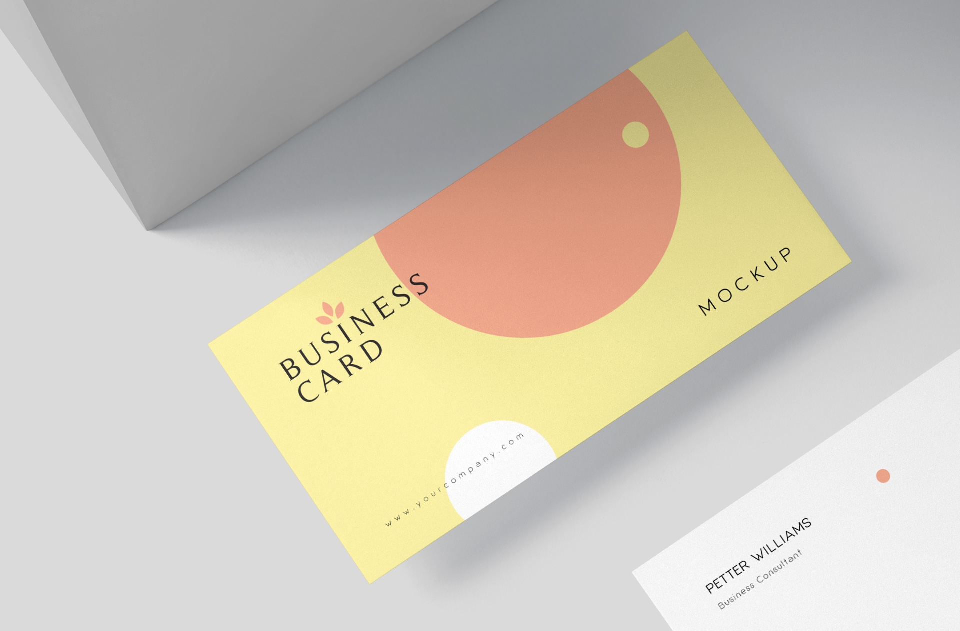 double-sided business card
