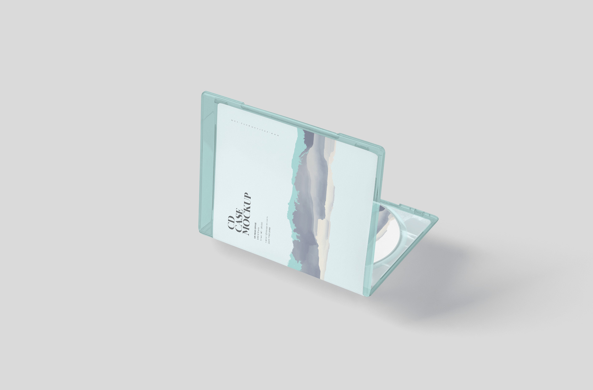 Elegant CD Case Mockup with Realistic Details