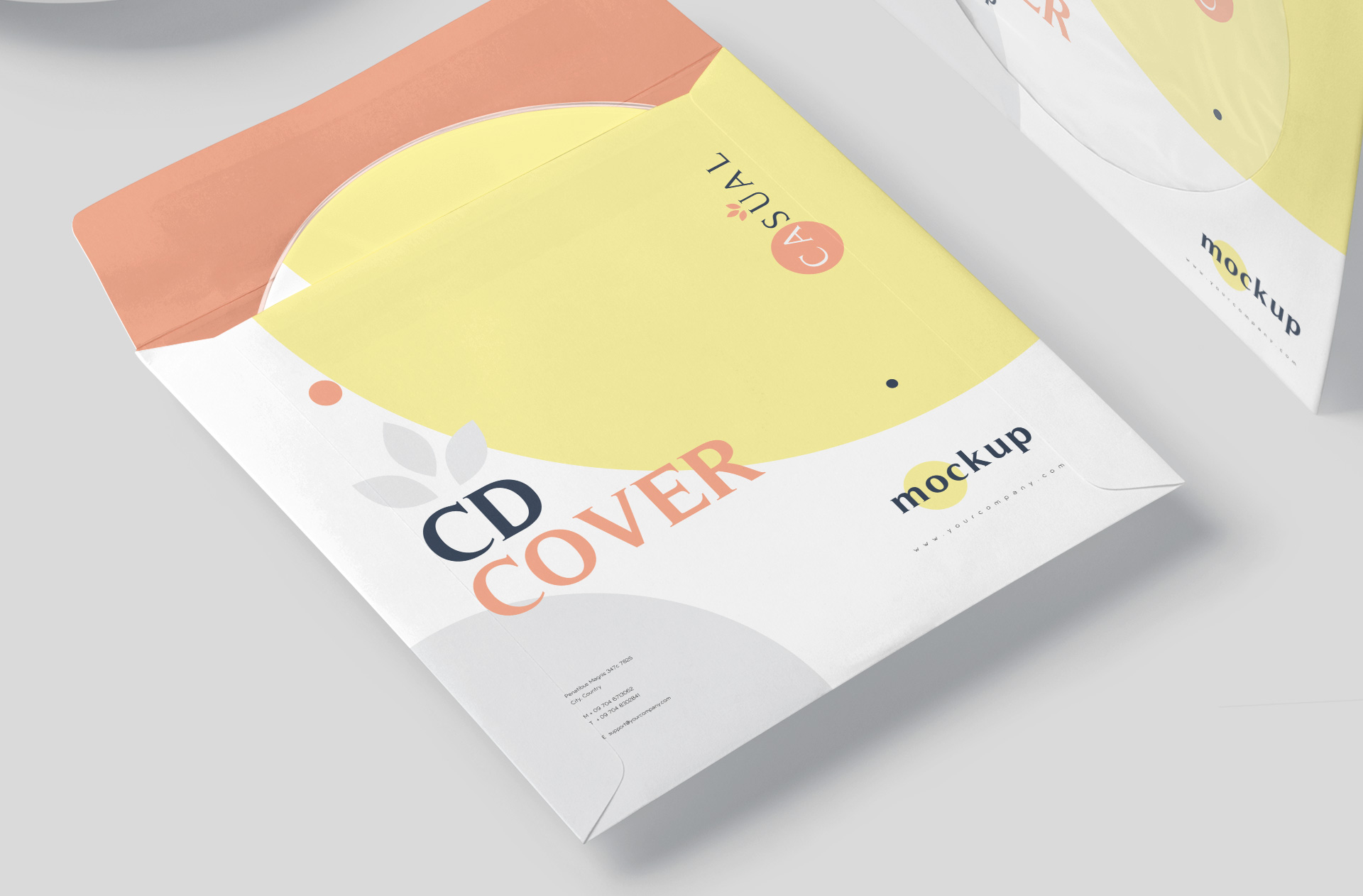 album cover template