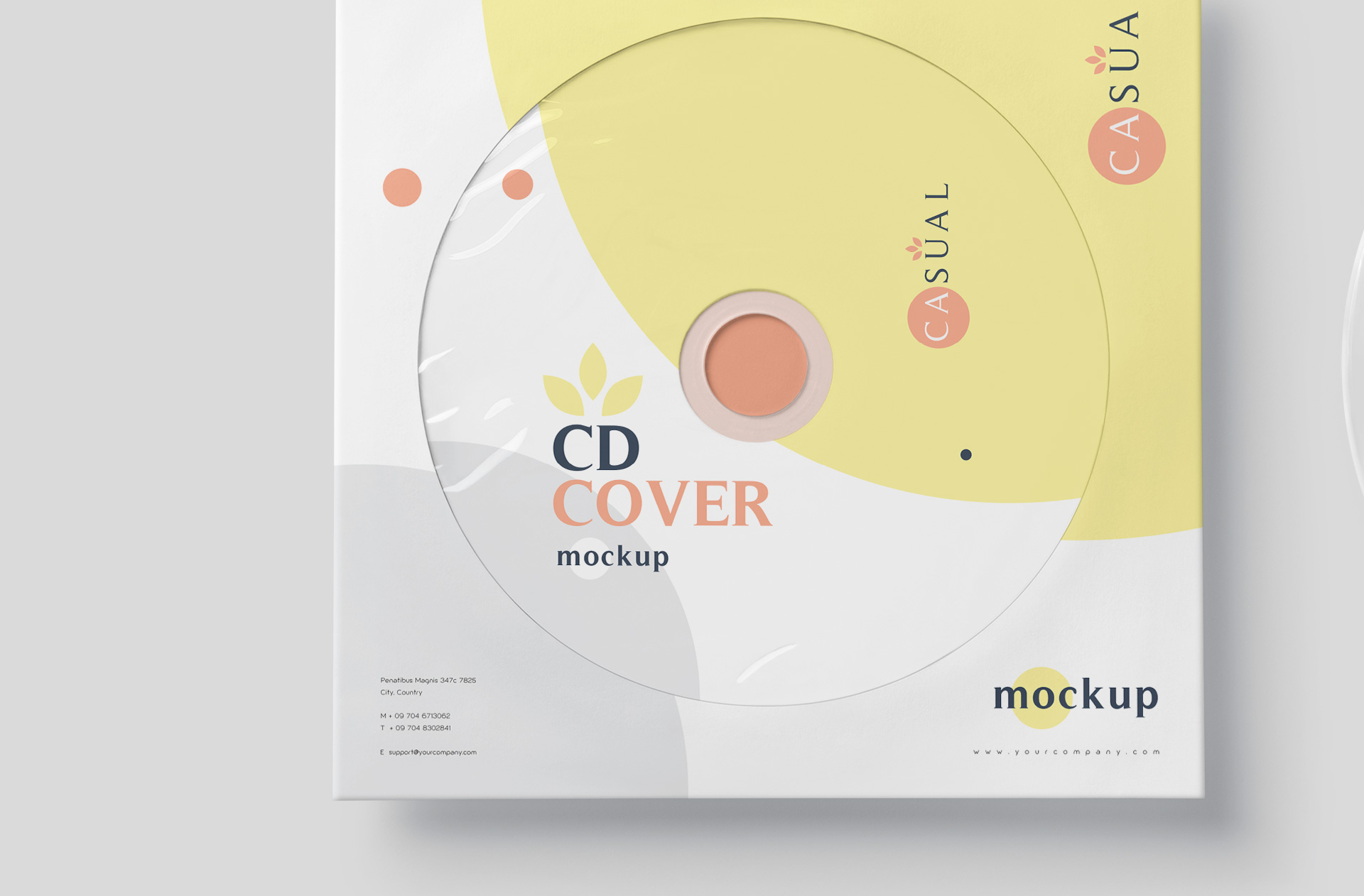 album cover template