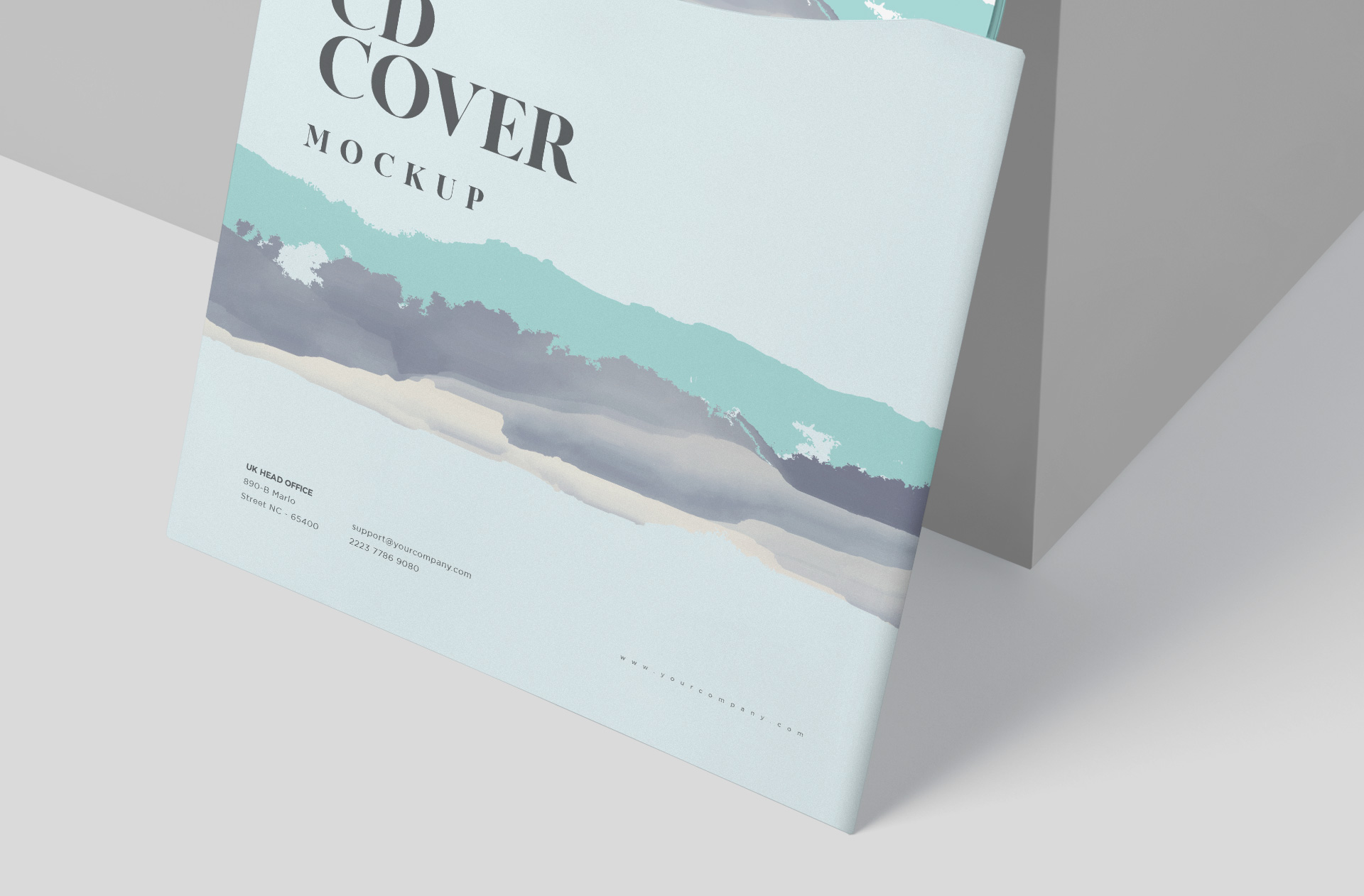 album cover template