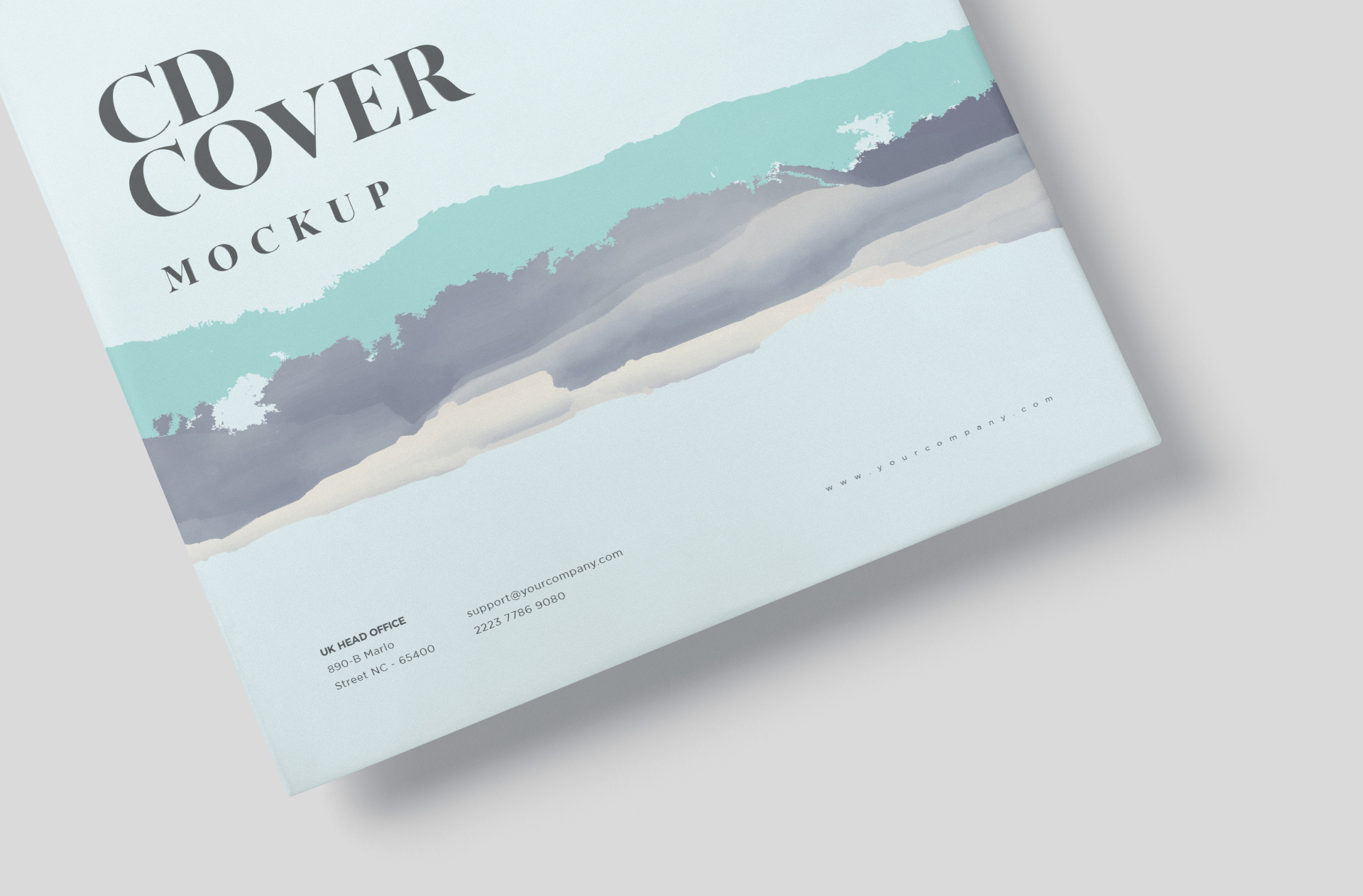 album cover presentation