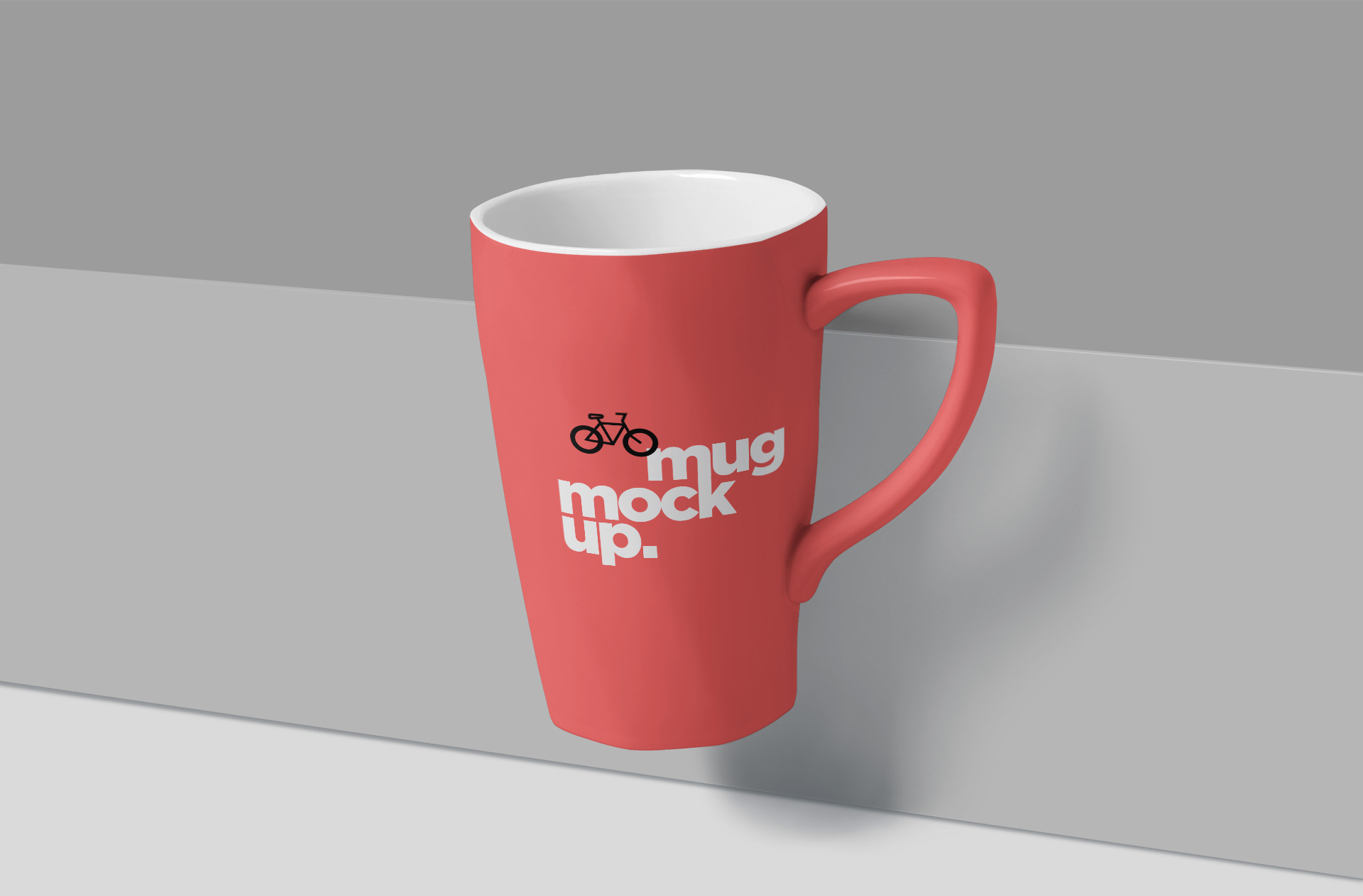 Elegant Ceramic Mug Mockup Realistic Drinkware Display