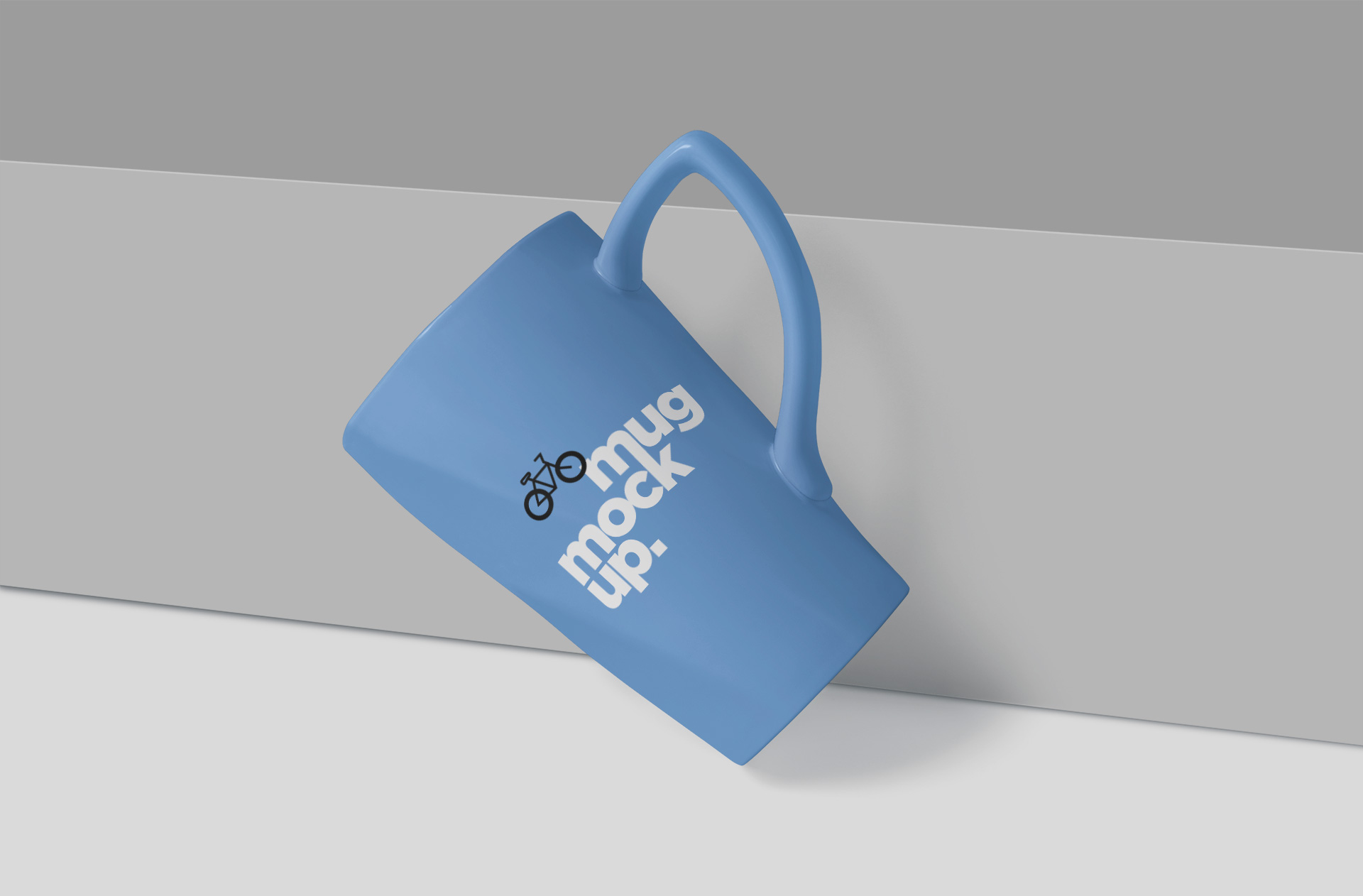 Upside-Down Mug Mockup Unique Branding Display