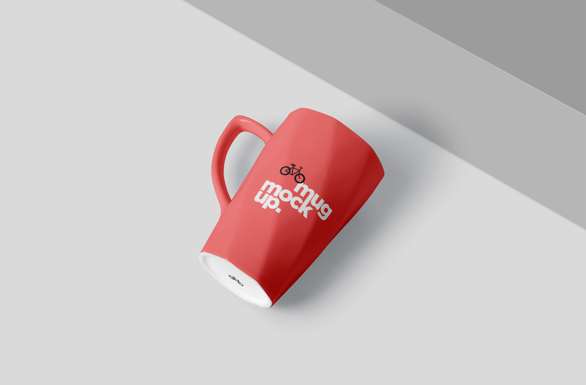 Minimalist Ceramic Mug Mockup Clean Design