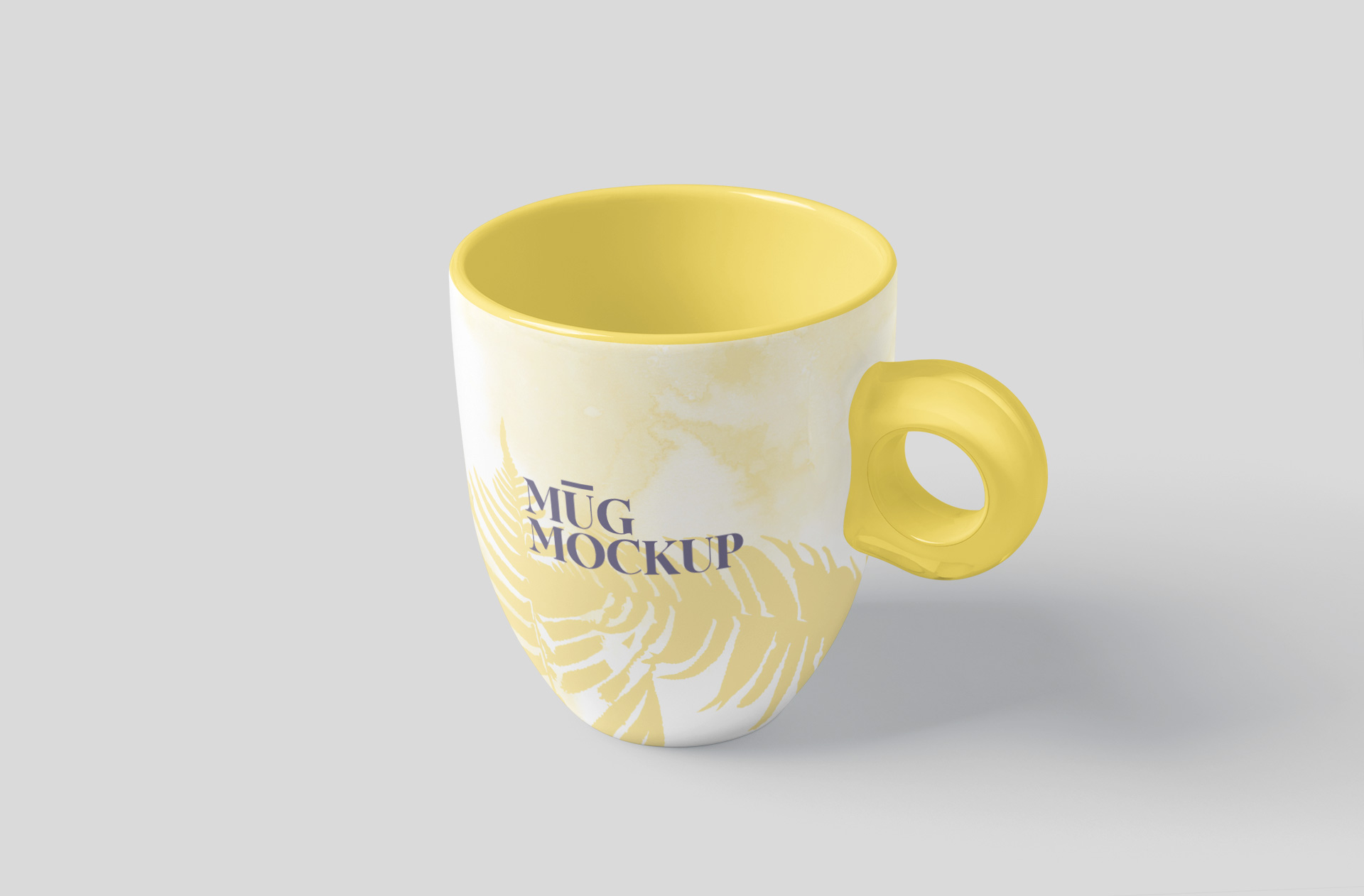 Elegant Ceramic Mug Mockup Stylish Branding Display