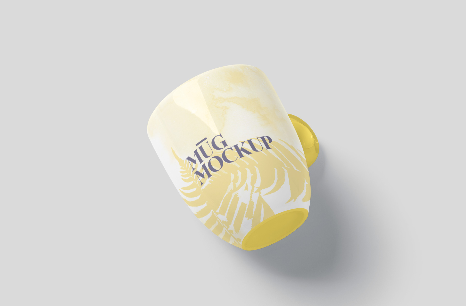 Angled Coffee Mug Mockup Premium Branding Display