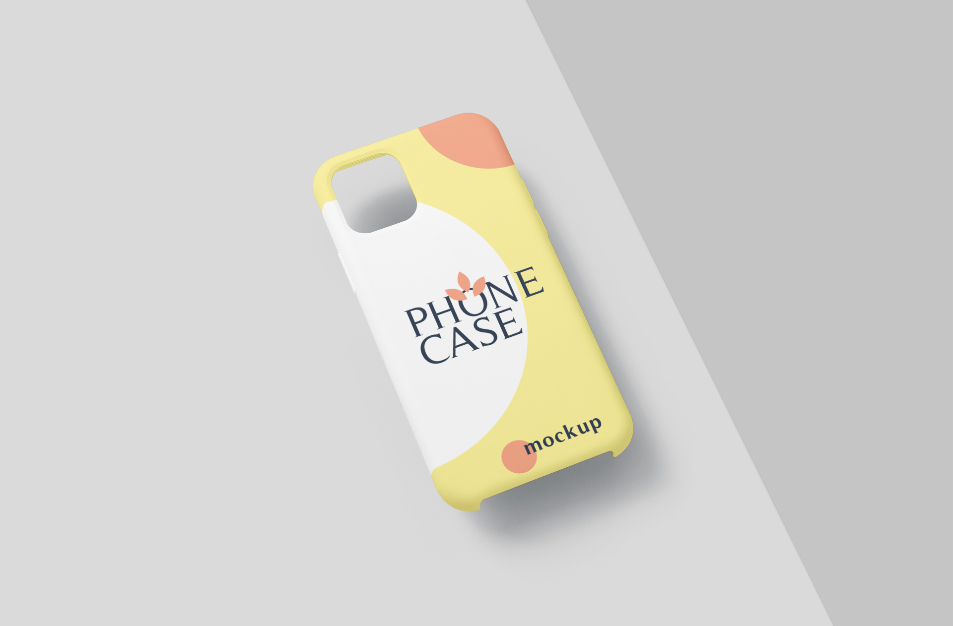 Minimalist Smartphone Case Mockup High-Resolution