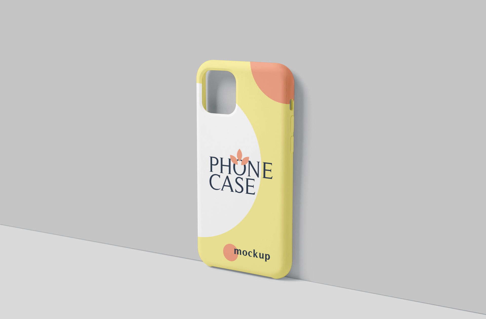 Floating Phone Case Mockup Realistic Product Display
