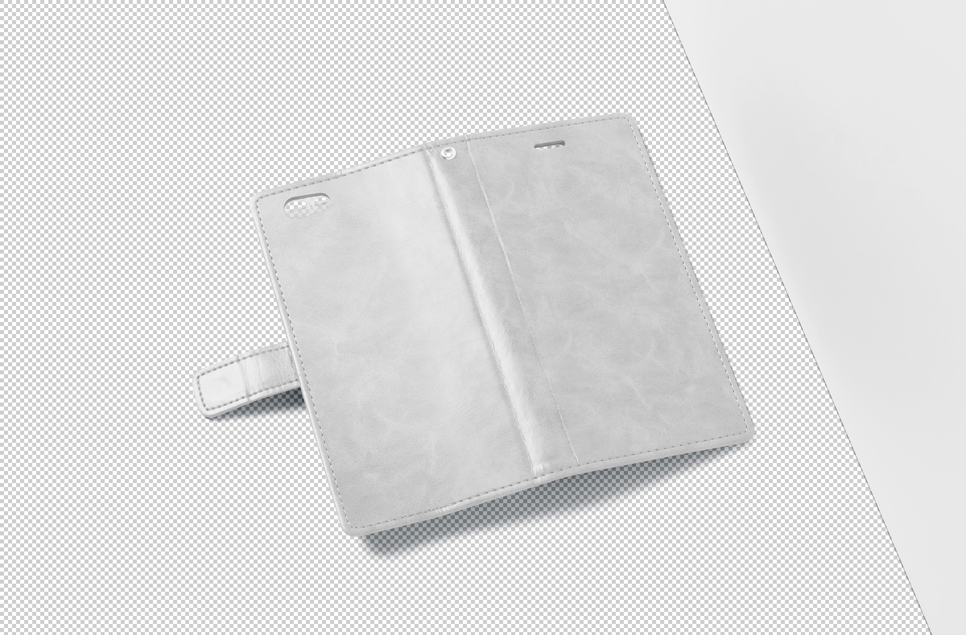 brown leather case template