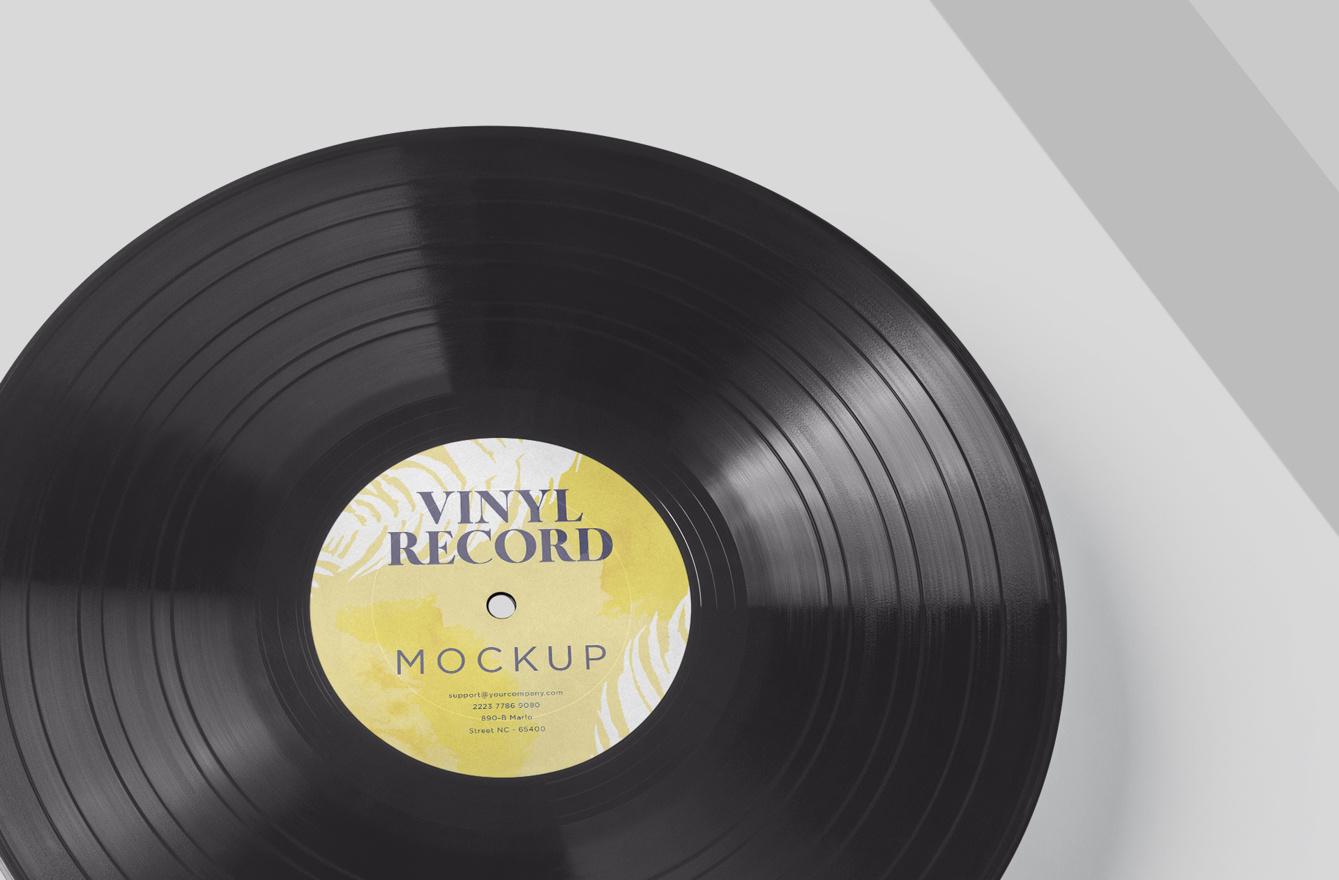 customizable black disc template