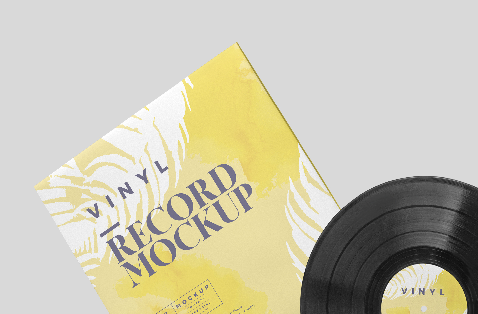 editable record sleeve