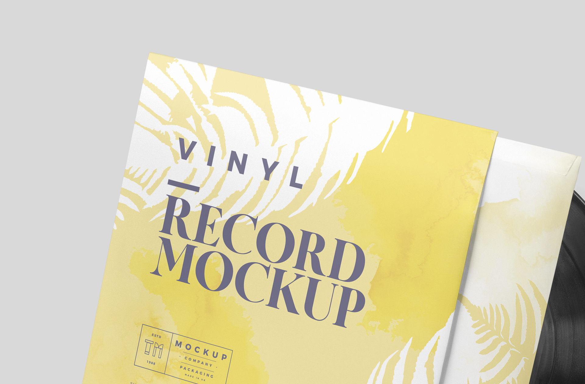 album cover mock-up