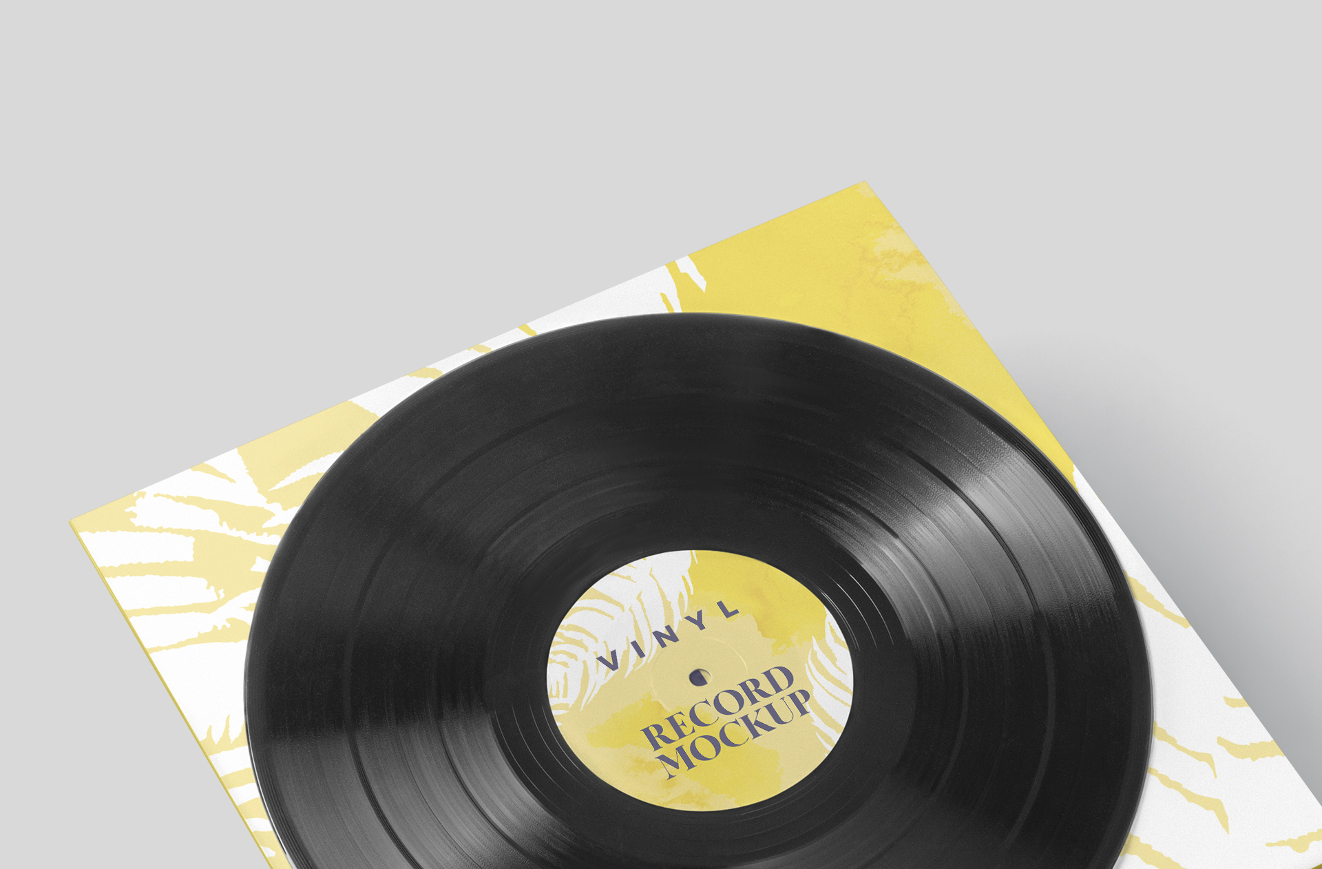 album branding mockup