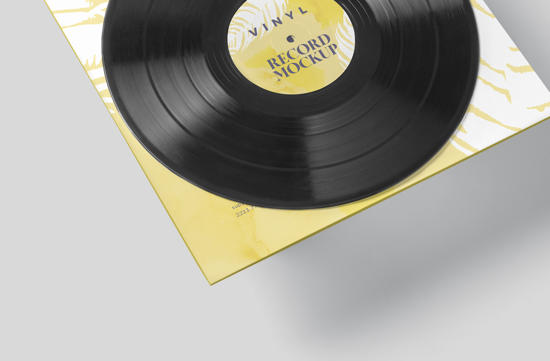 album branding mockup