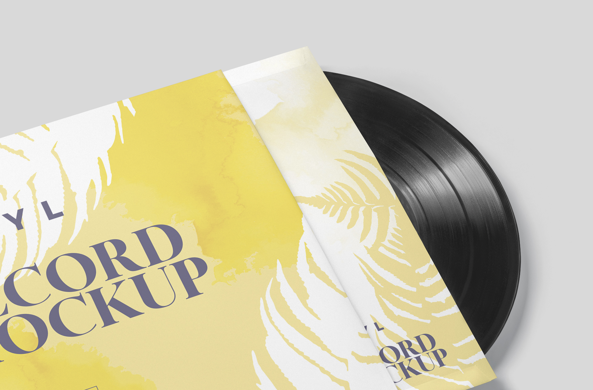 editable record sleeve