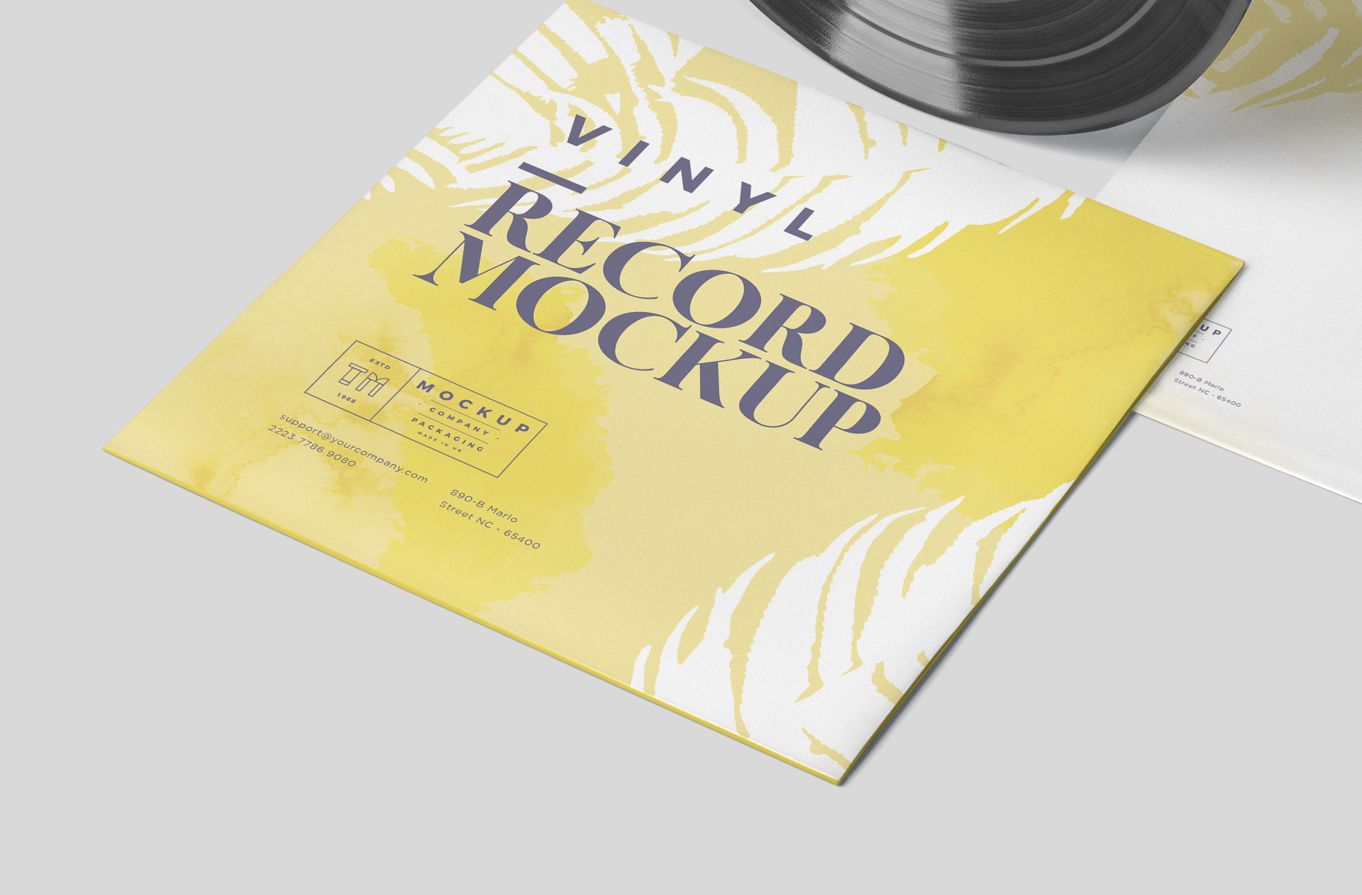 high-resolution album mock-up