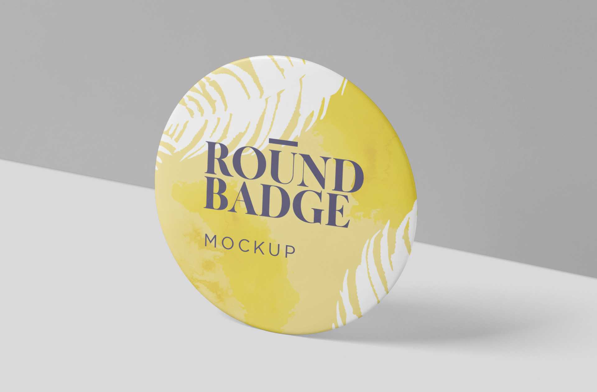 branding pin mock-up